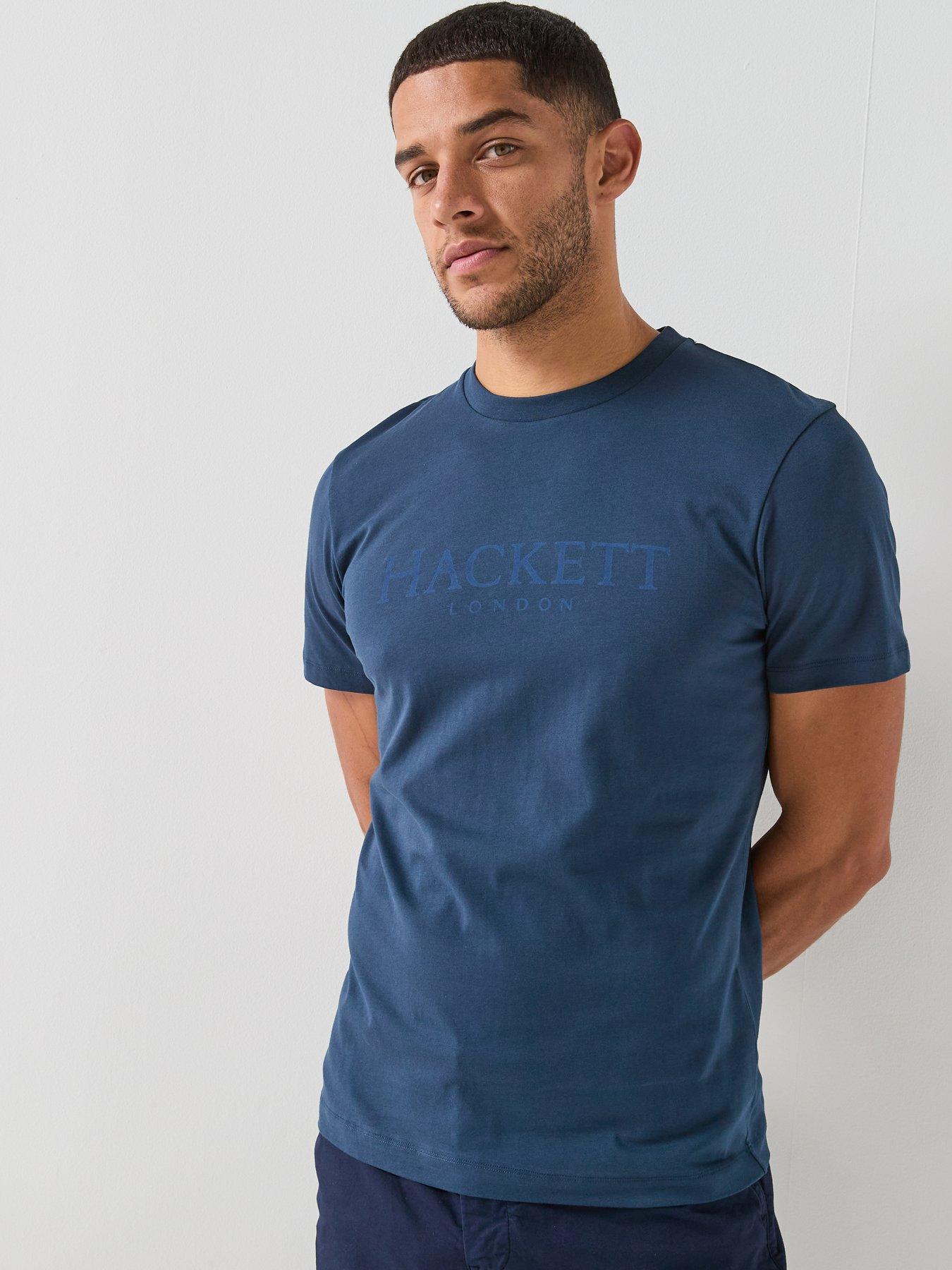 Hackett Heritage Essential Tonal Logo T-Shirt - Navy