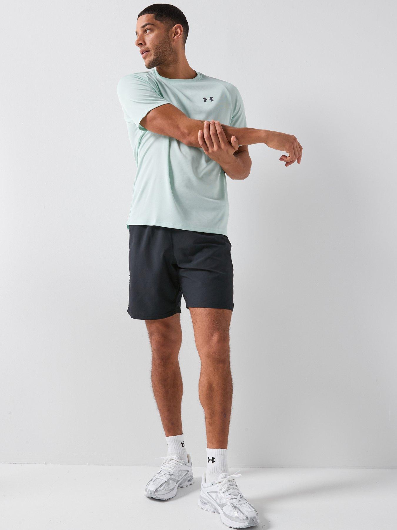  image of under-armour-mens-training-tech-short-sleeve-crew-green