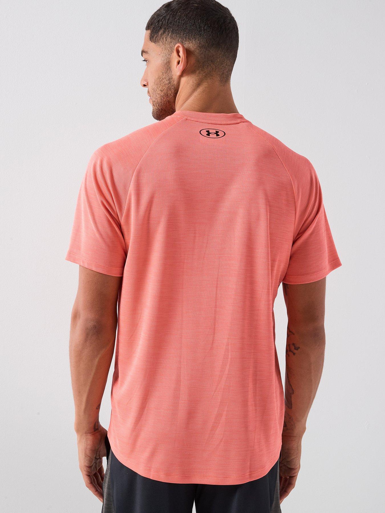 Image 2 of 6 of UNDER ARMOUR Mens Training Tech Short Sleeve Crew - Red