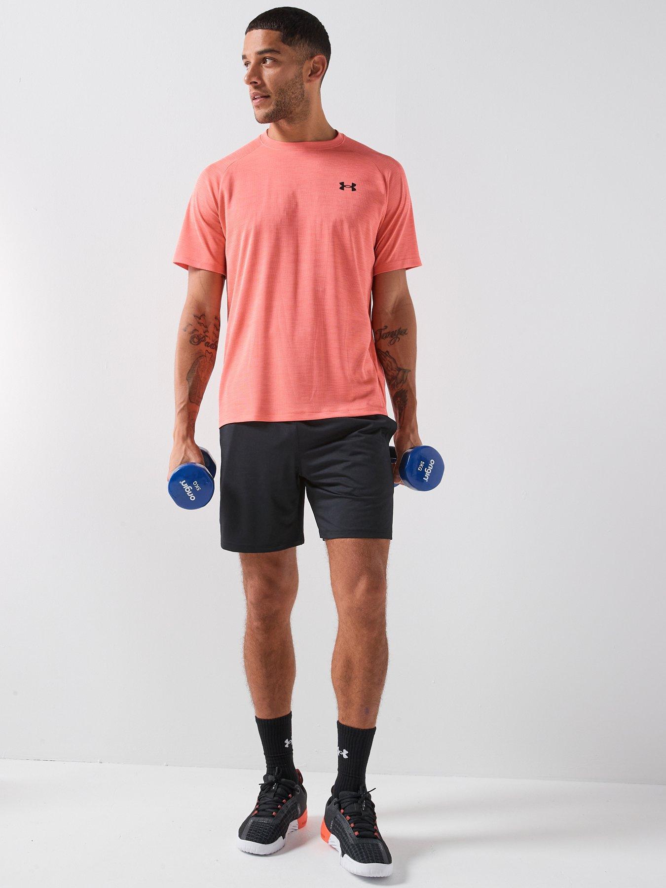 Image 3 of 6 of UNDER ARMOUR Mens Training Tech Short Sleeve Crew - Red