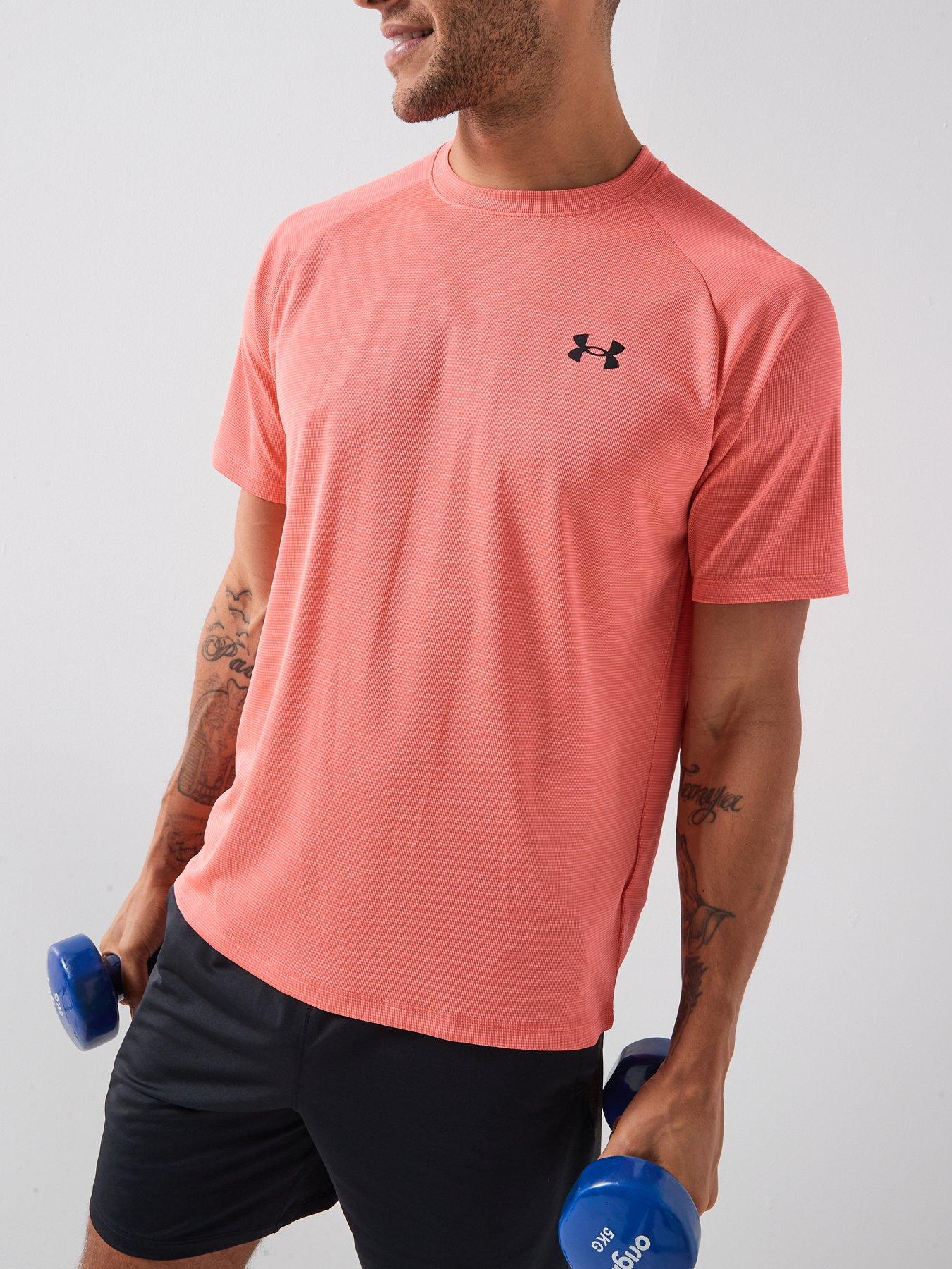 Image 6 of 6 of UNDER ARMOUR Mens Training Tech Short Sleeve Crew - Red