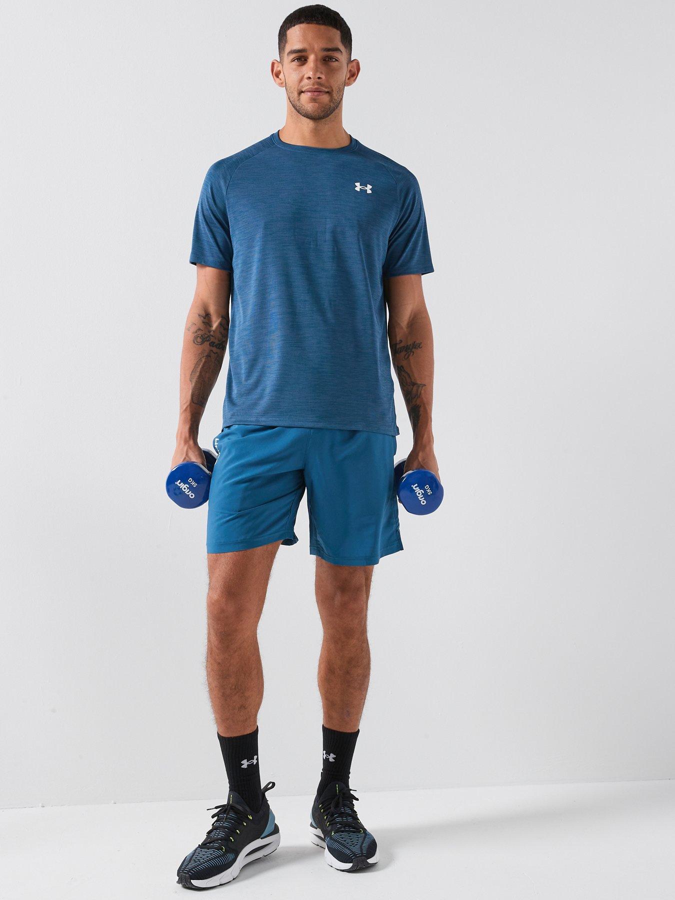 Image 3 of 6 of UNDER ARMOUR Mens Training Tech Short Sleeve Crew - Blue