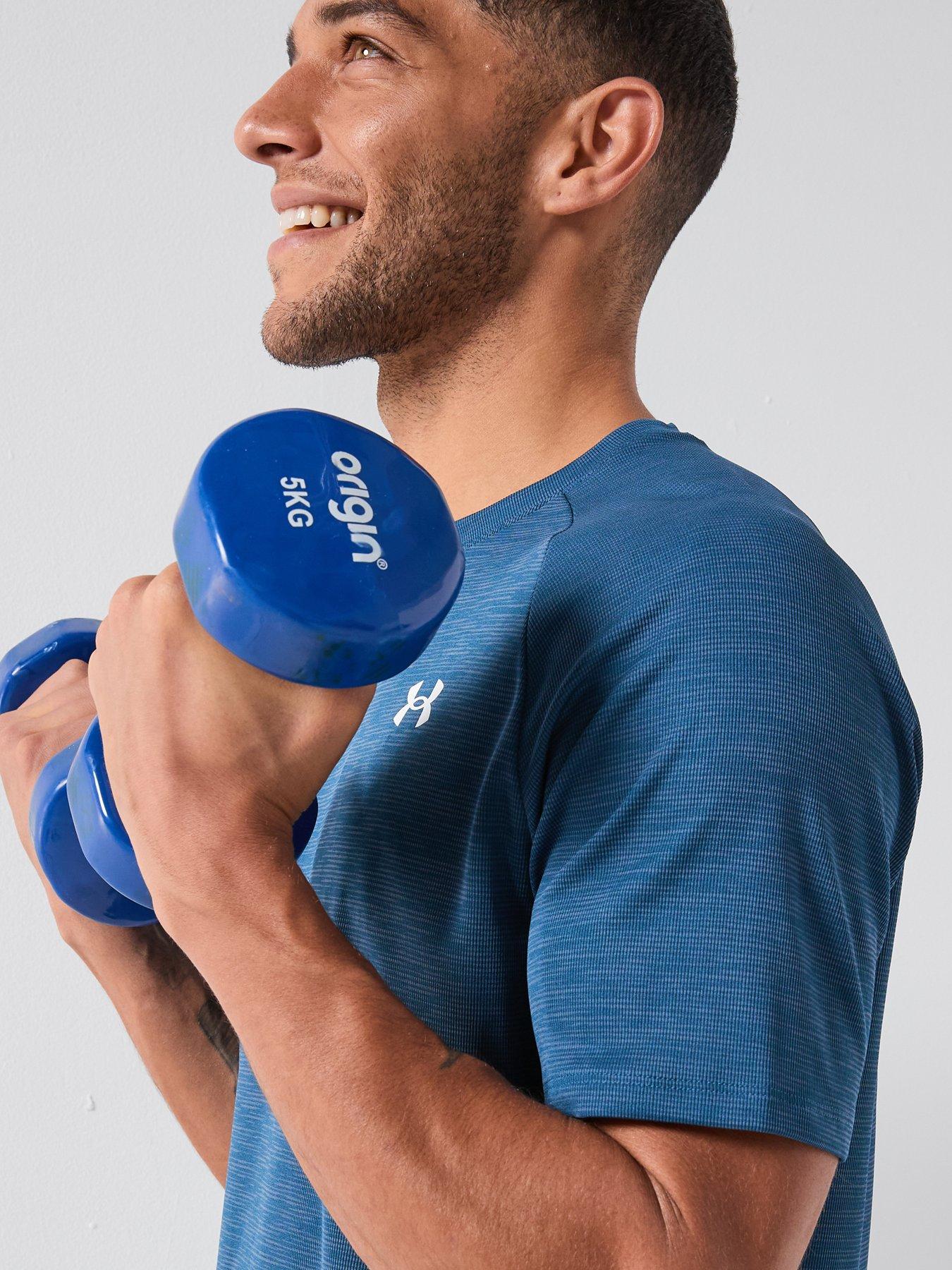 Image 5 of 6 of UNDER ARMOUR Mens Training Tech Short Sleeve Crew - Blue