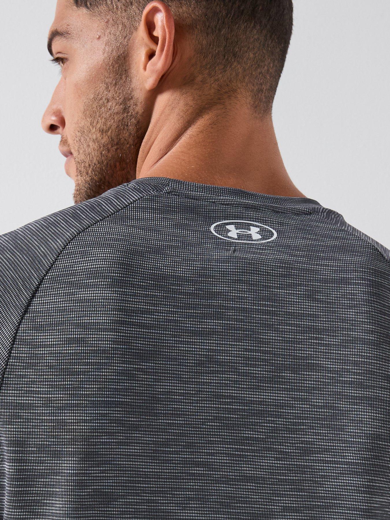 Image 6 of 6 of UNDER ARMOUR Mens Training Tech Short Sleeve Crew - Grey
