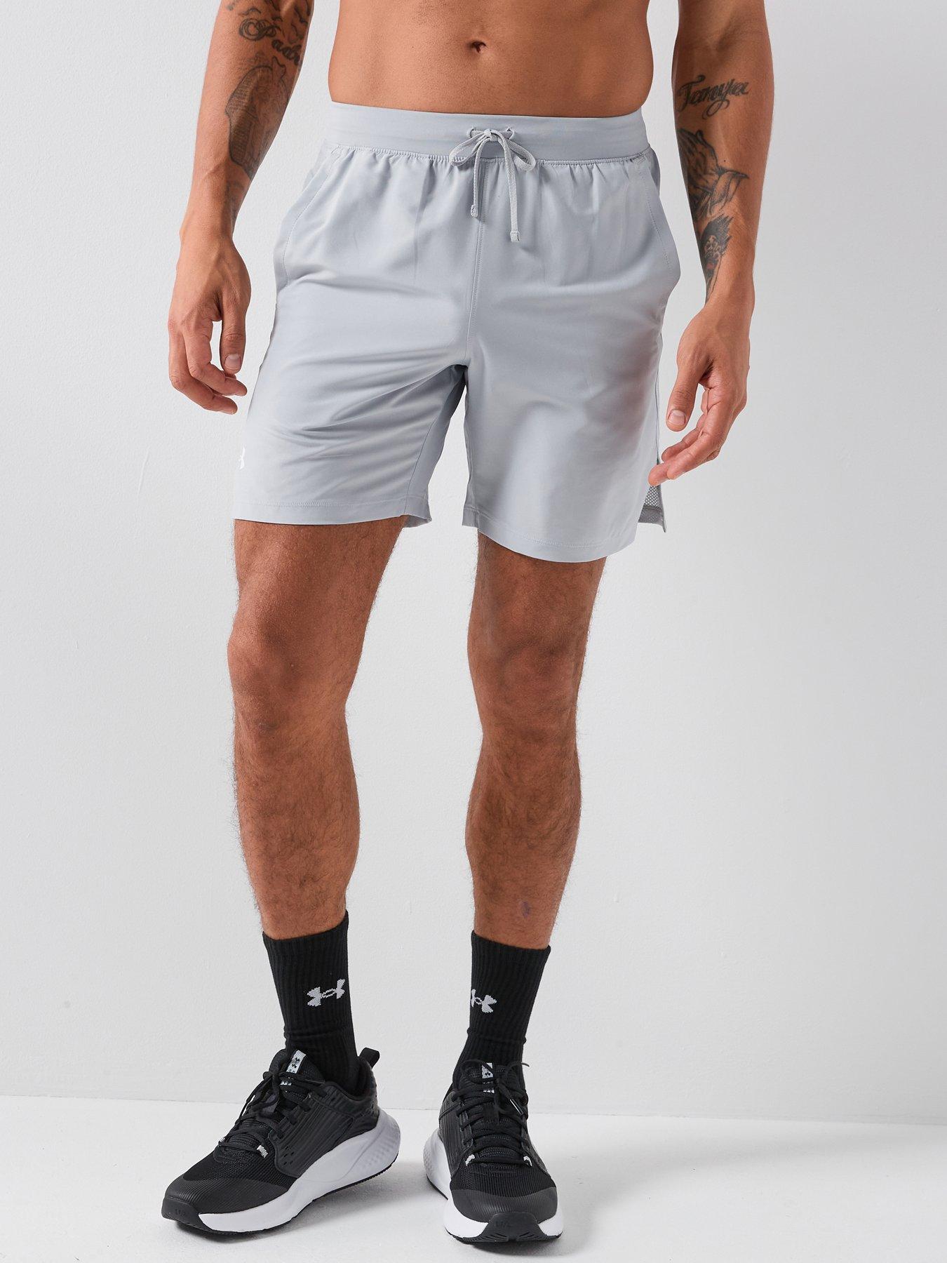  image of under-armour-mens-running-launch-7-short-grey