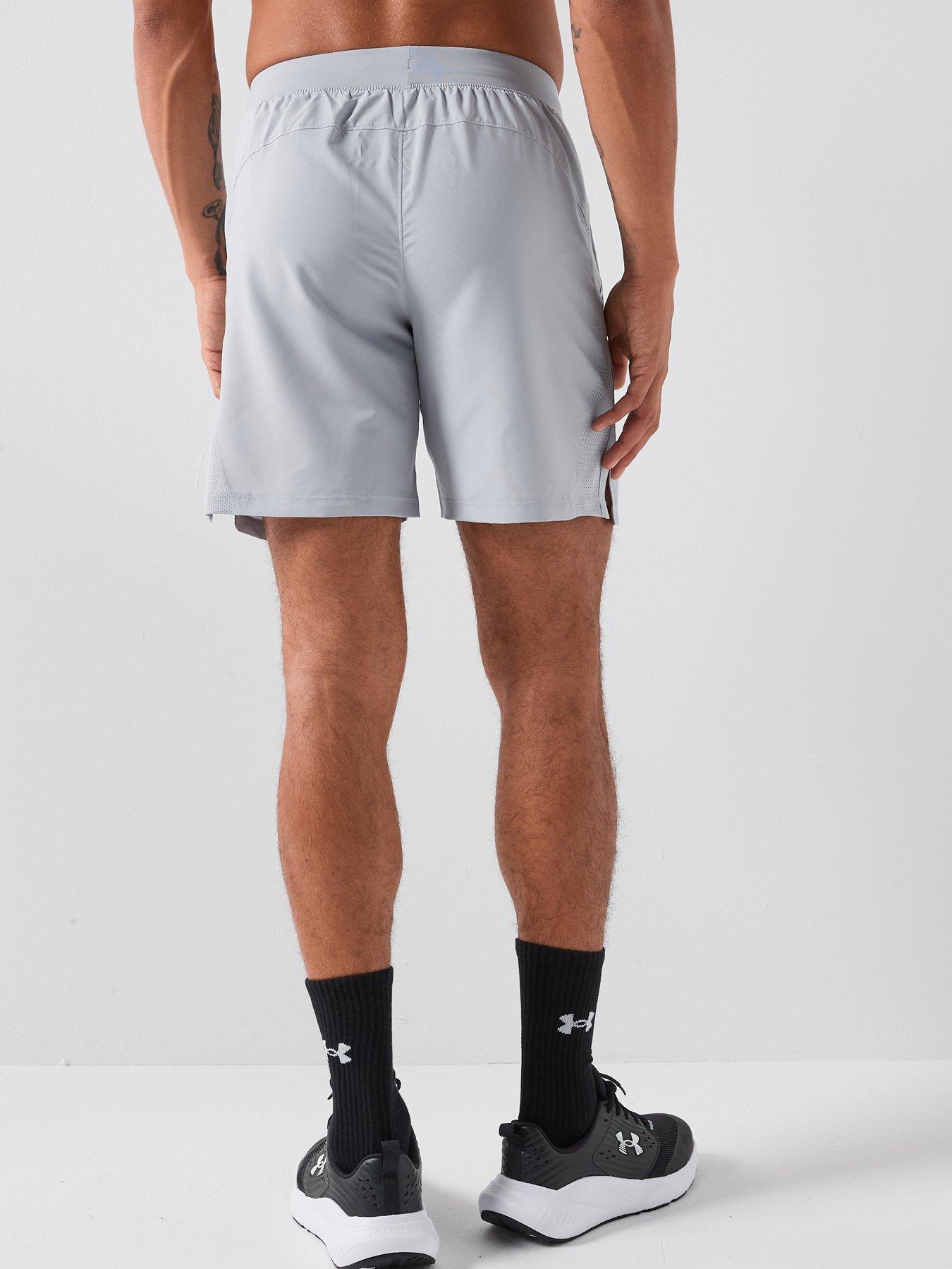  image of under-armour-mens-running-launch-7-short-grey