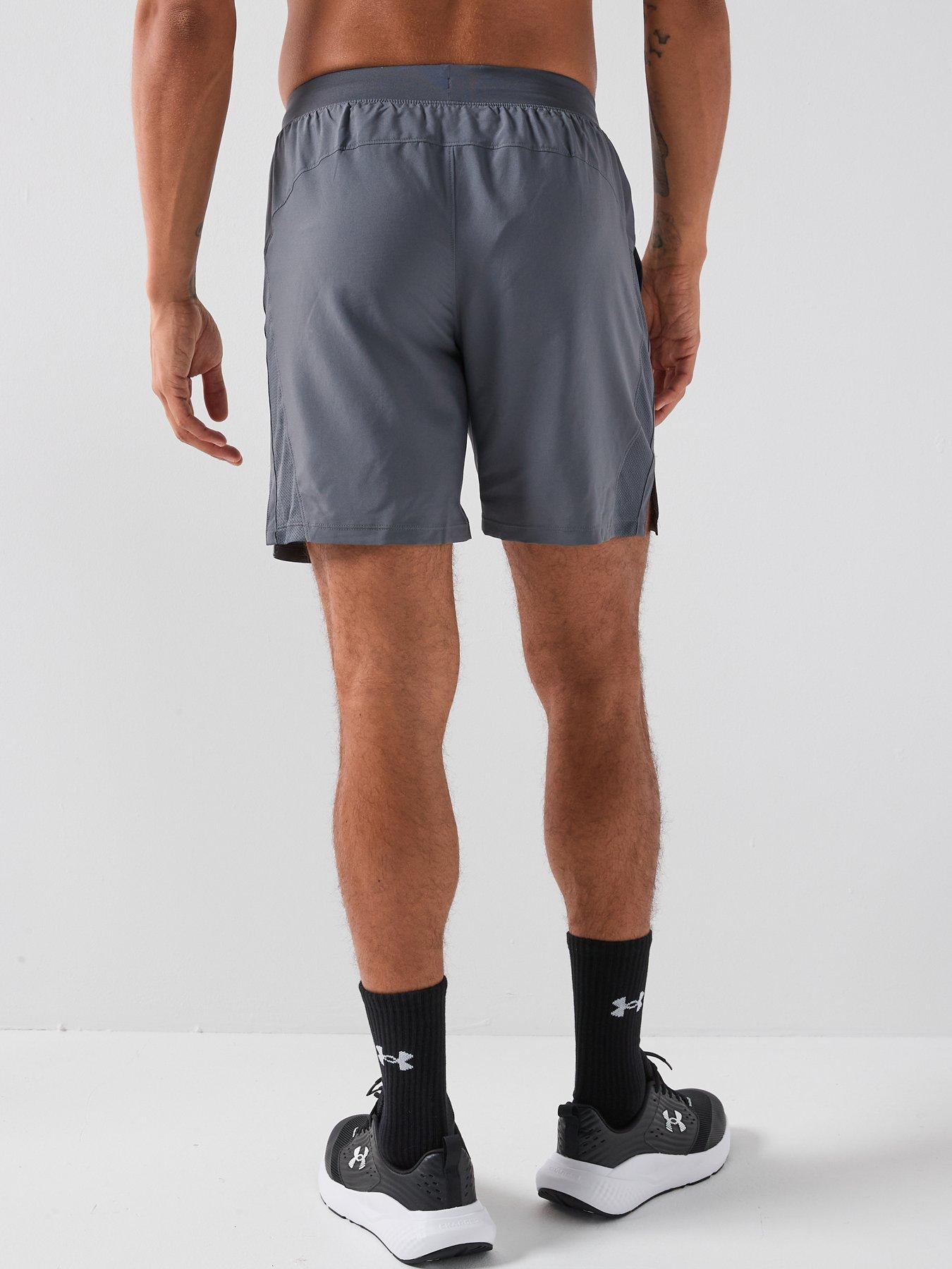  image of under-armour-mens-running-launch-7-short-grey
