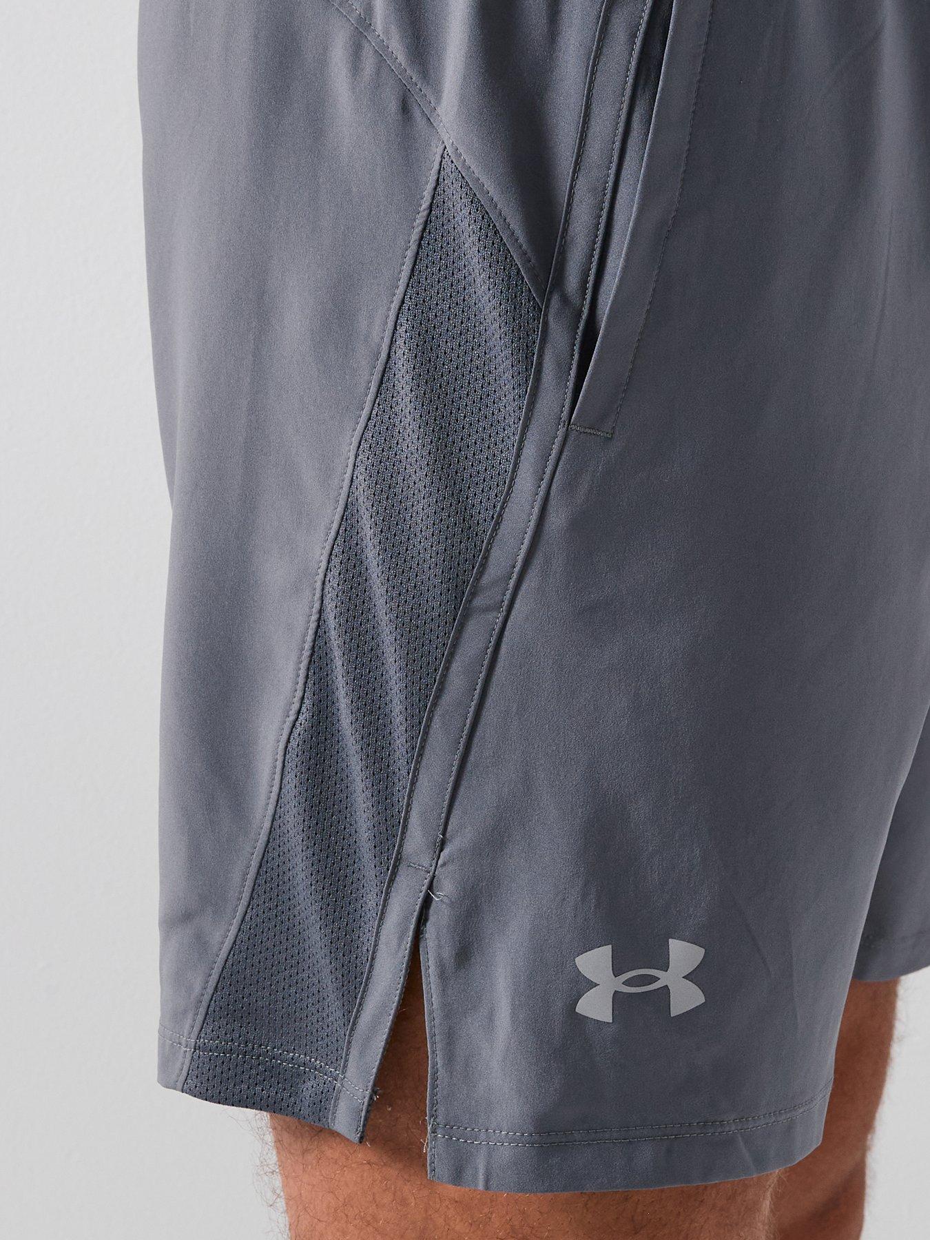  image of under-armour-mens-running-launch-7-short-grey