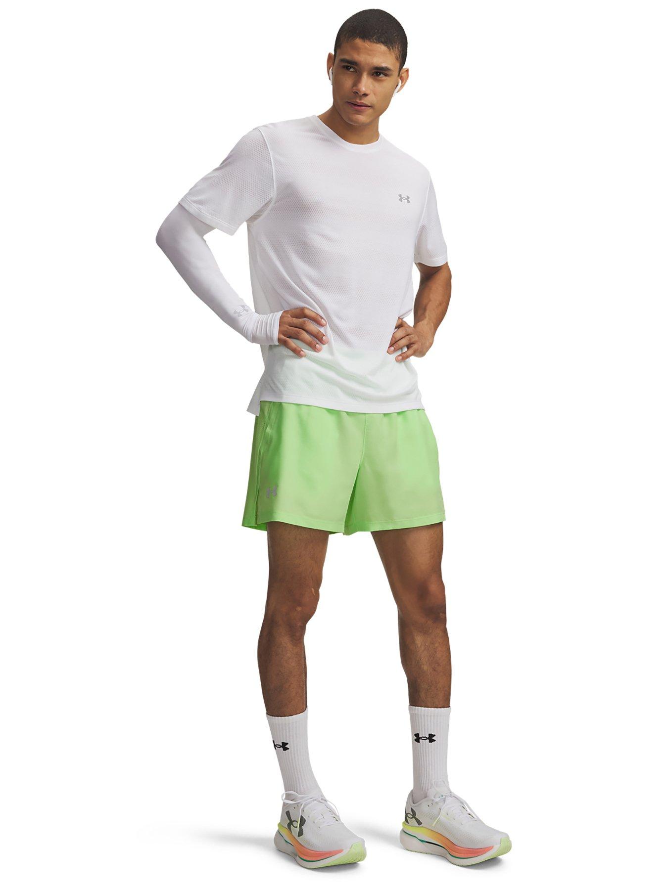 Image 3 of 3 of UNDER ARMOUR Mens Running Launch 5" Short - Green