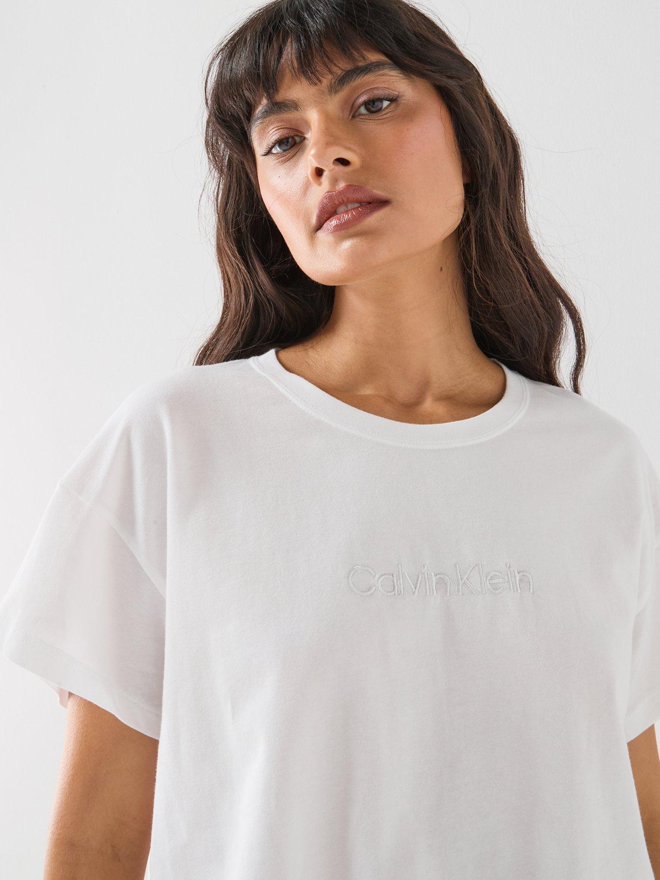  image of calvin-klein-relaxed-t-shirt-white