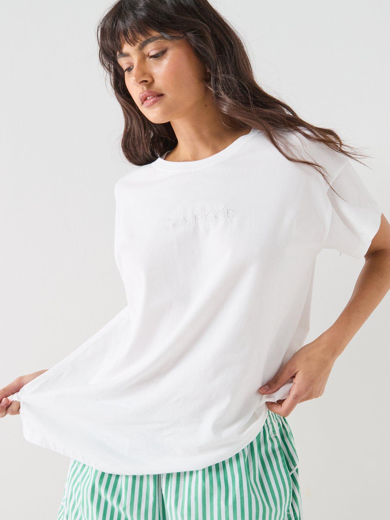  image of calvin-klein-relaxed-t-shirt-white