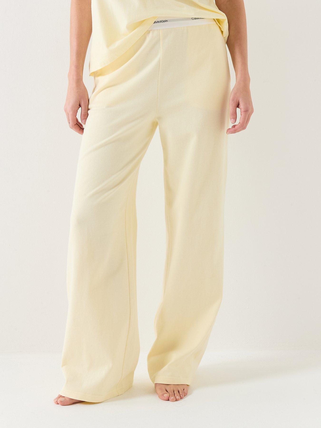 Image 1 of 6 of Calvin Klein Logo Jersey Pant