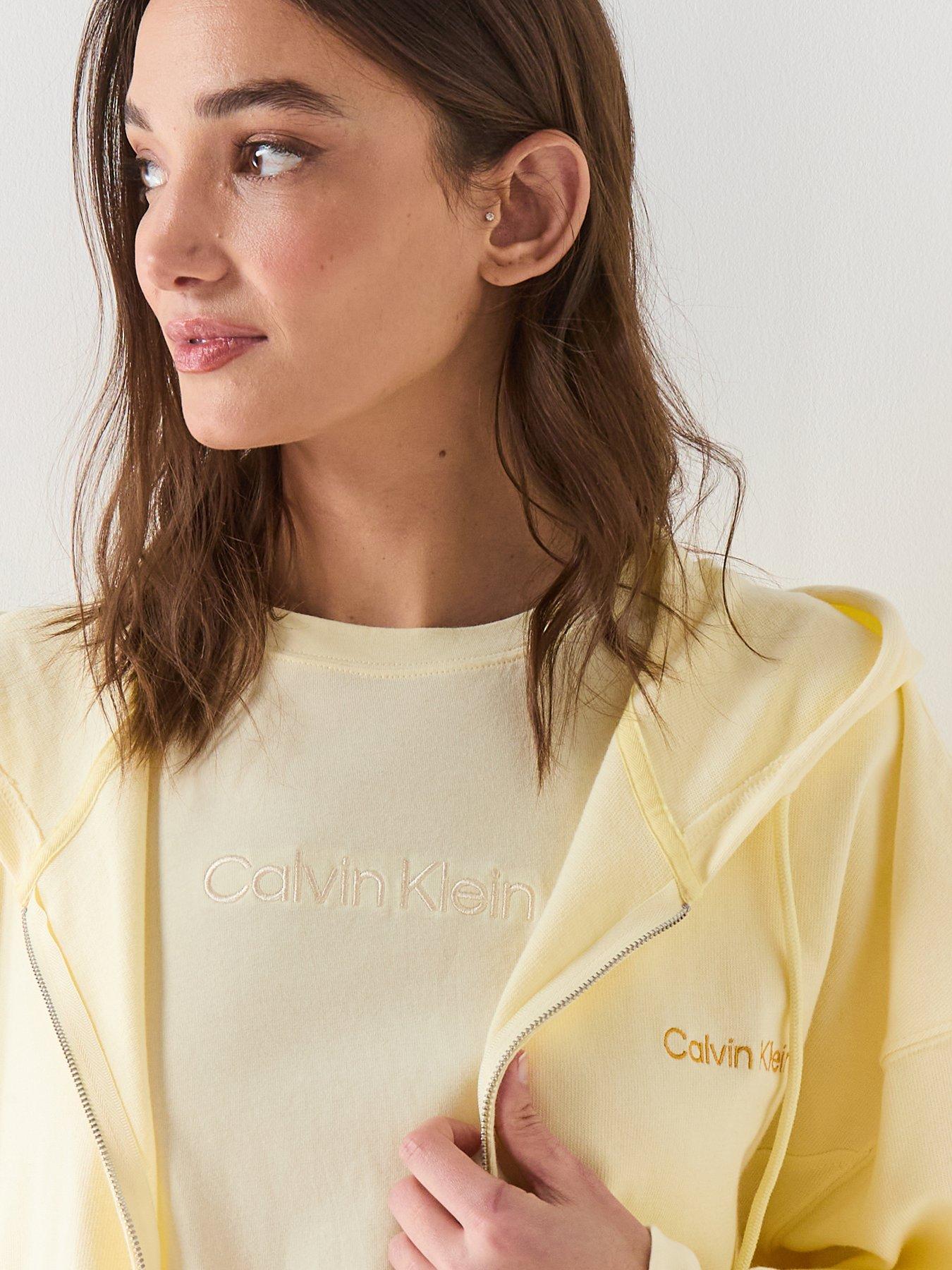 Image 4 of 6 of Calvin Klein Relaxed T-Shirt - Yellow