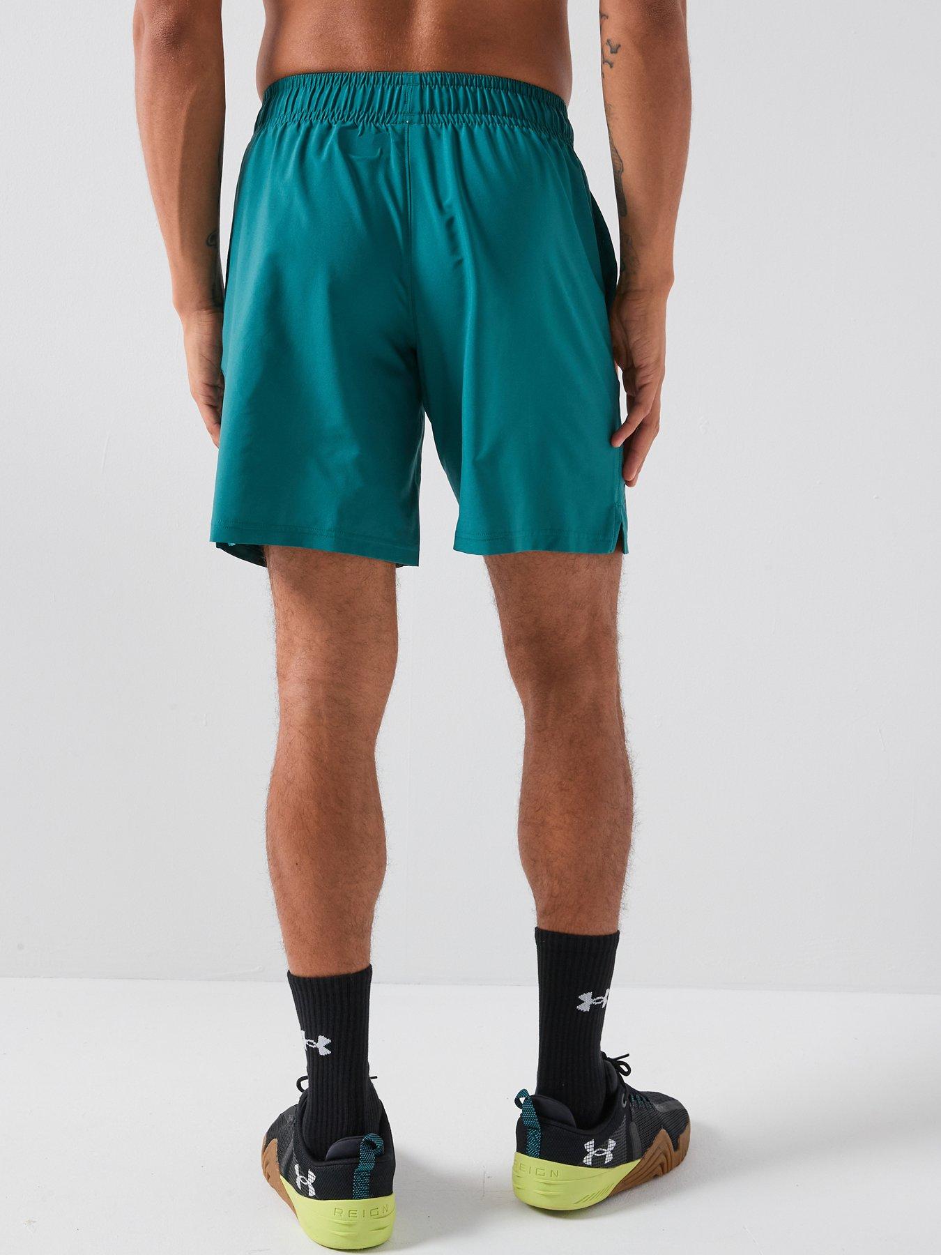  image of under-armour-mens-training-tech-woven-short-green