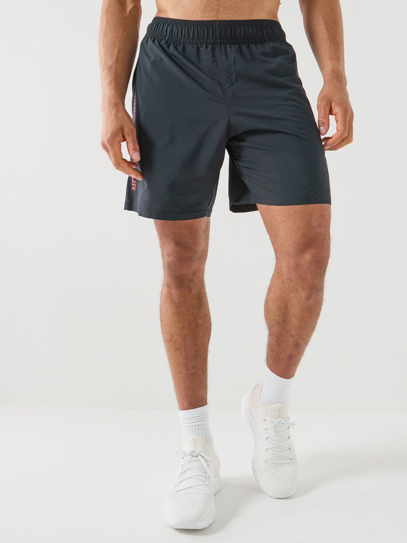  image of under-armour-mens-training-tech-woven-short-black
