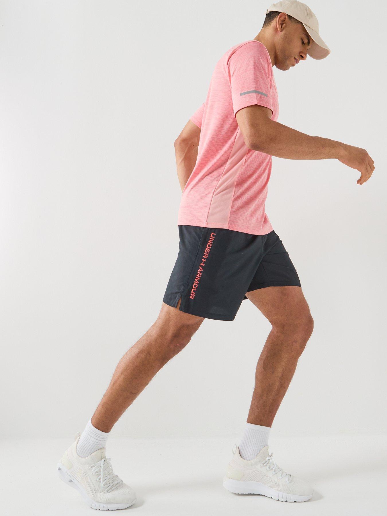  image of under-armour-mens-training-tech-woven-short-black