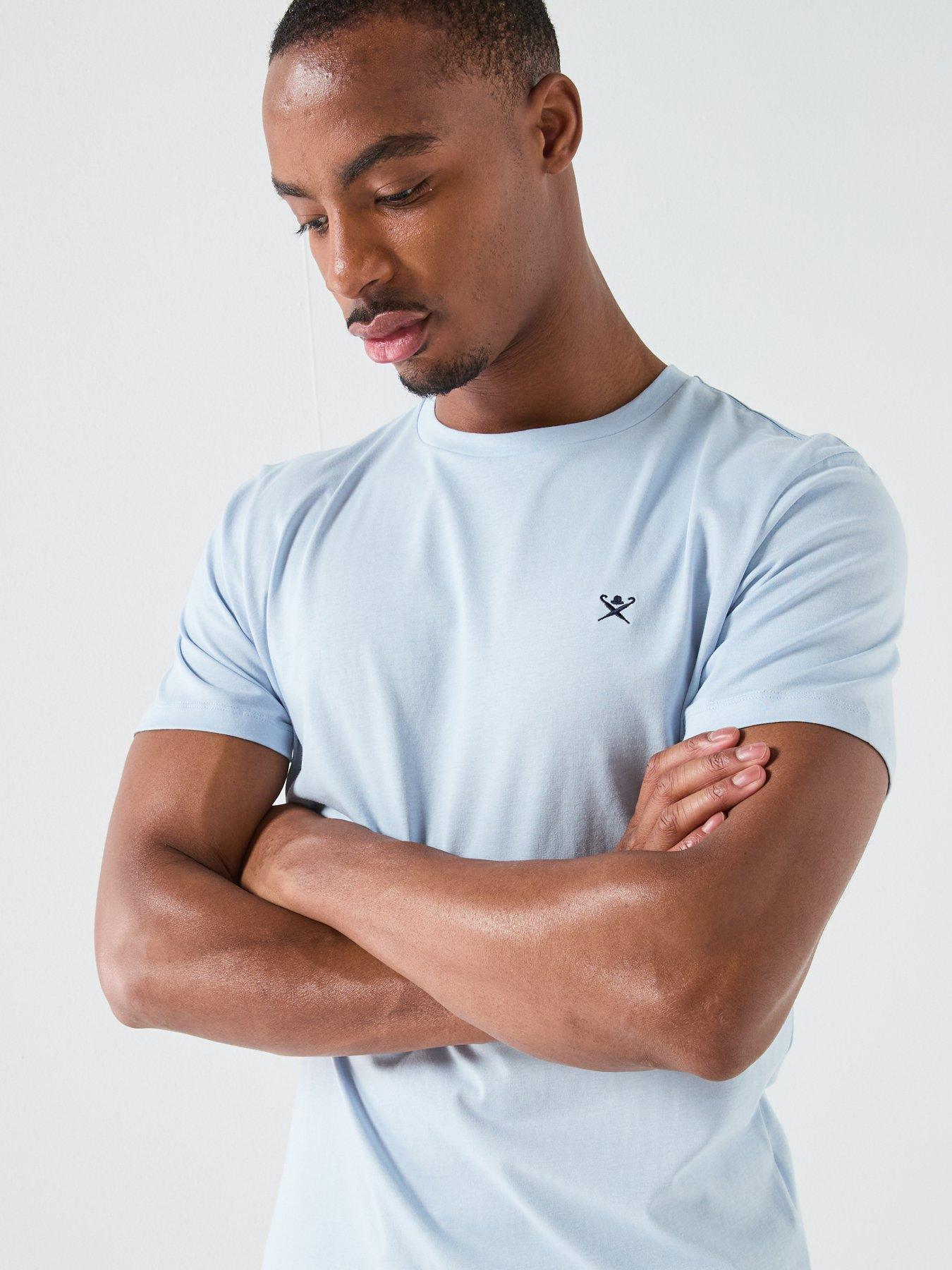 Image 4 of 6 of Hackett Chest Logo T-Shirt &ndash; Blue