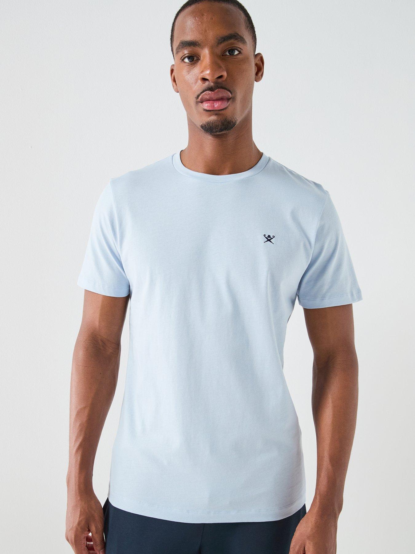 Image 6 of 6 of Hackett Chest Logo T-Shirt &ndash; Blue