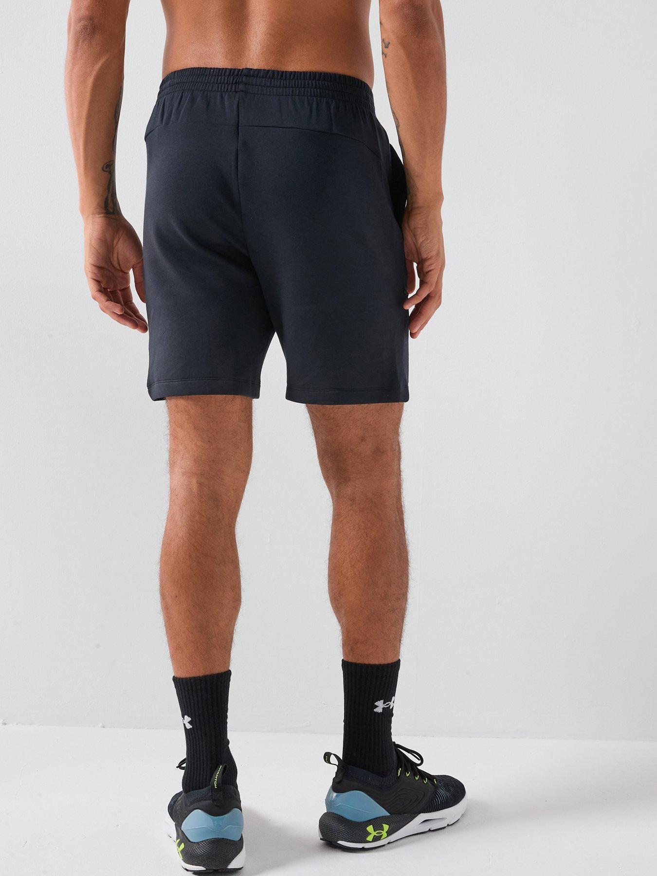 Image 2 of 4 of UNDER ARMOUR Mens Training Unstoppable Fleece Short - Black