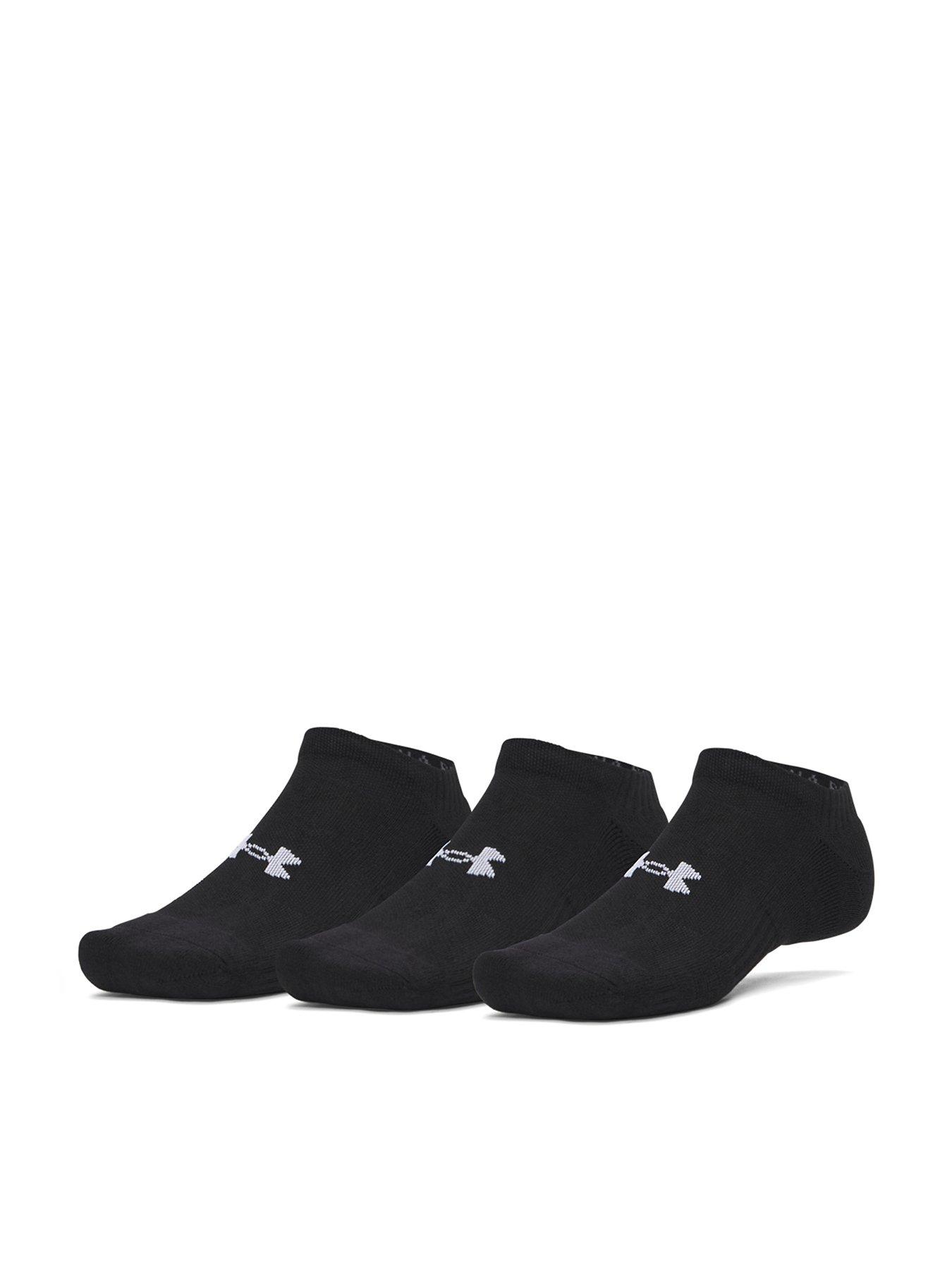 under-armour-mens-training-performance-cotton-no-show-socks-3-pack-black