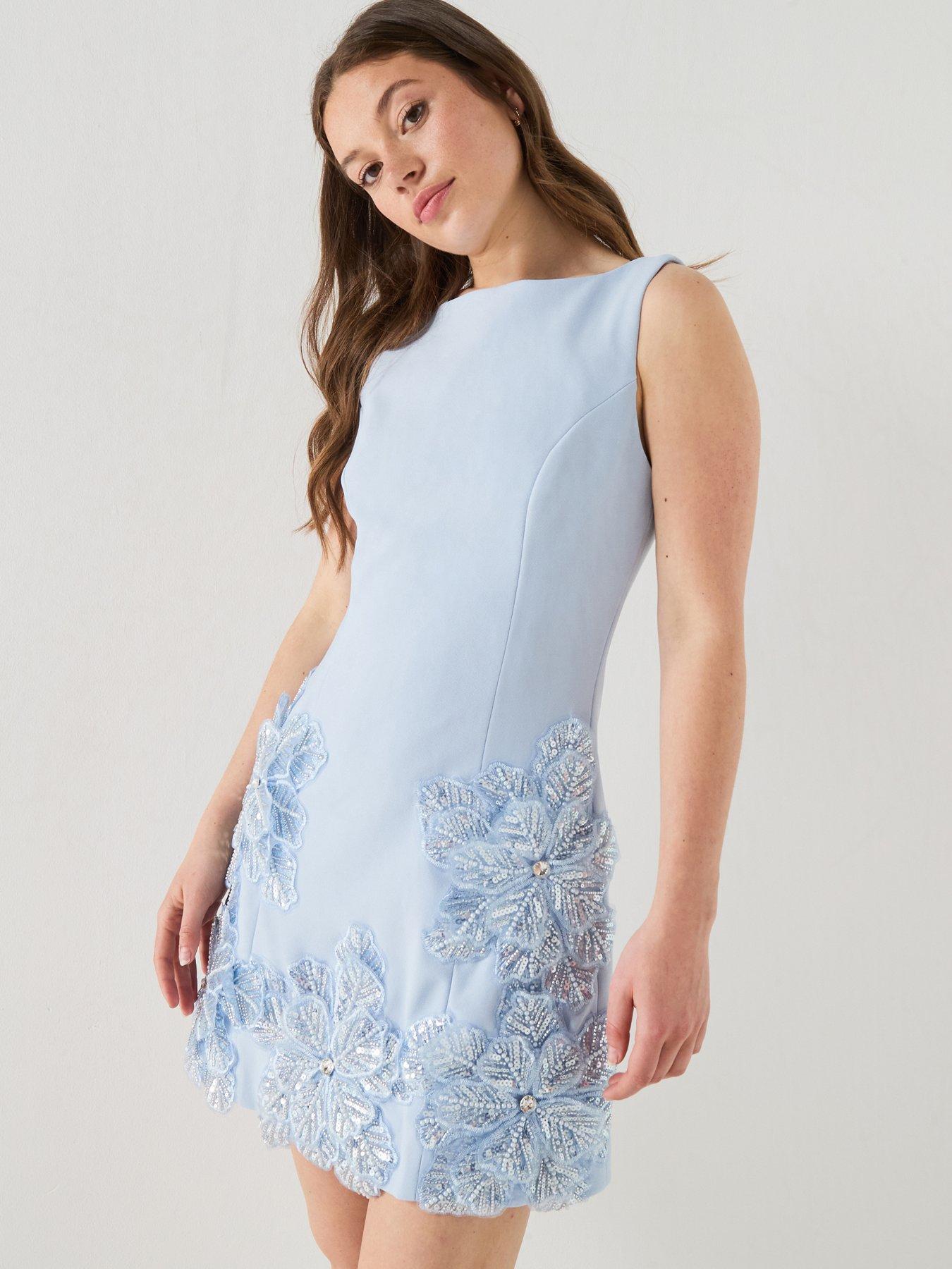 Elliatt Skye Mini Dress - Blue