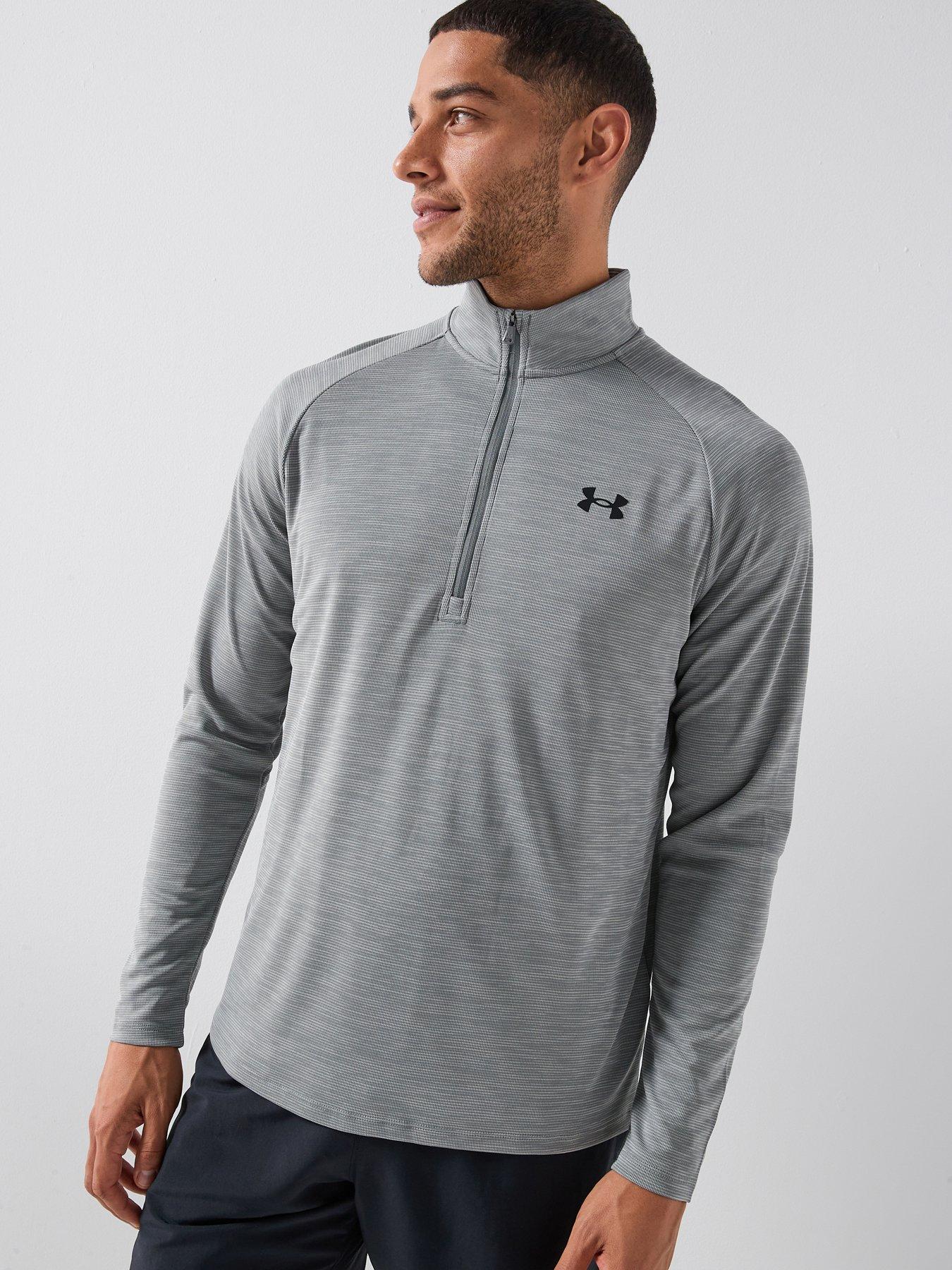 Image 1 of 5 of UNDER ARMOUR Mens Training Tech 1/2 Zip - Green
