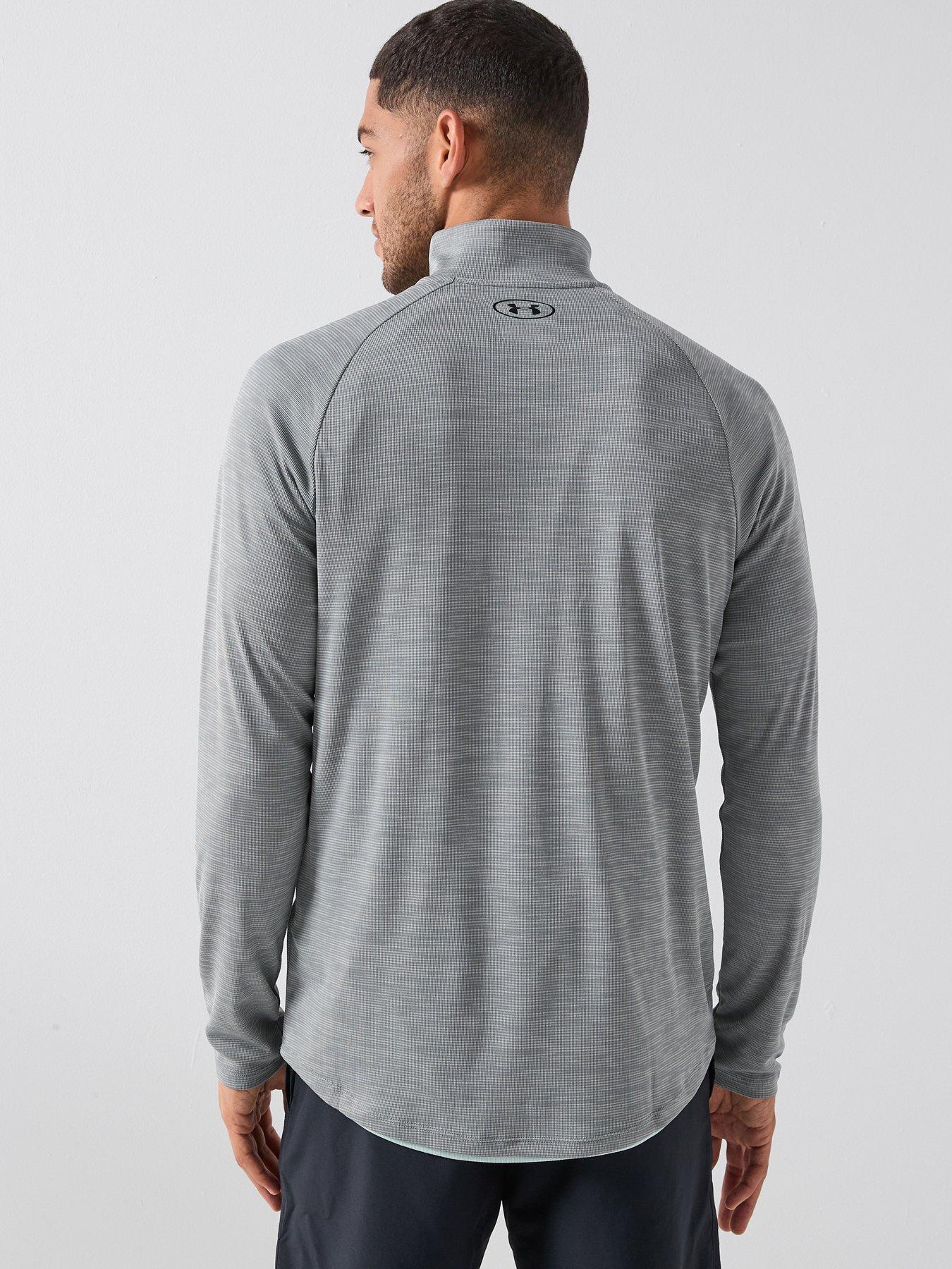  image of under-armour-mens-training-tech-12-zip-green