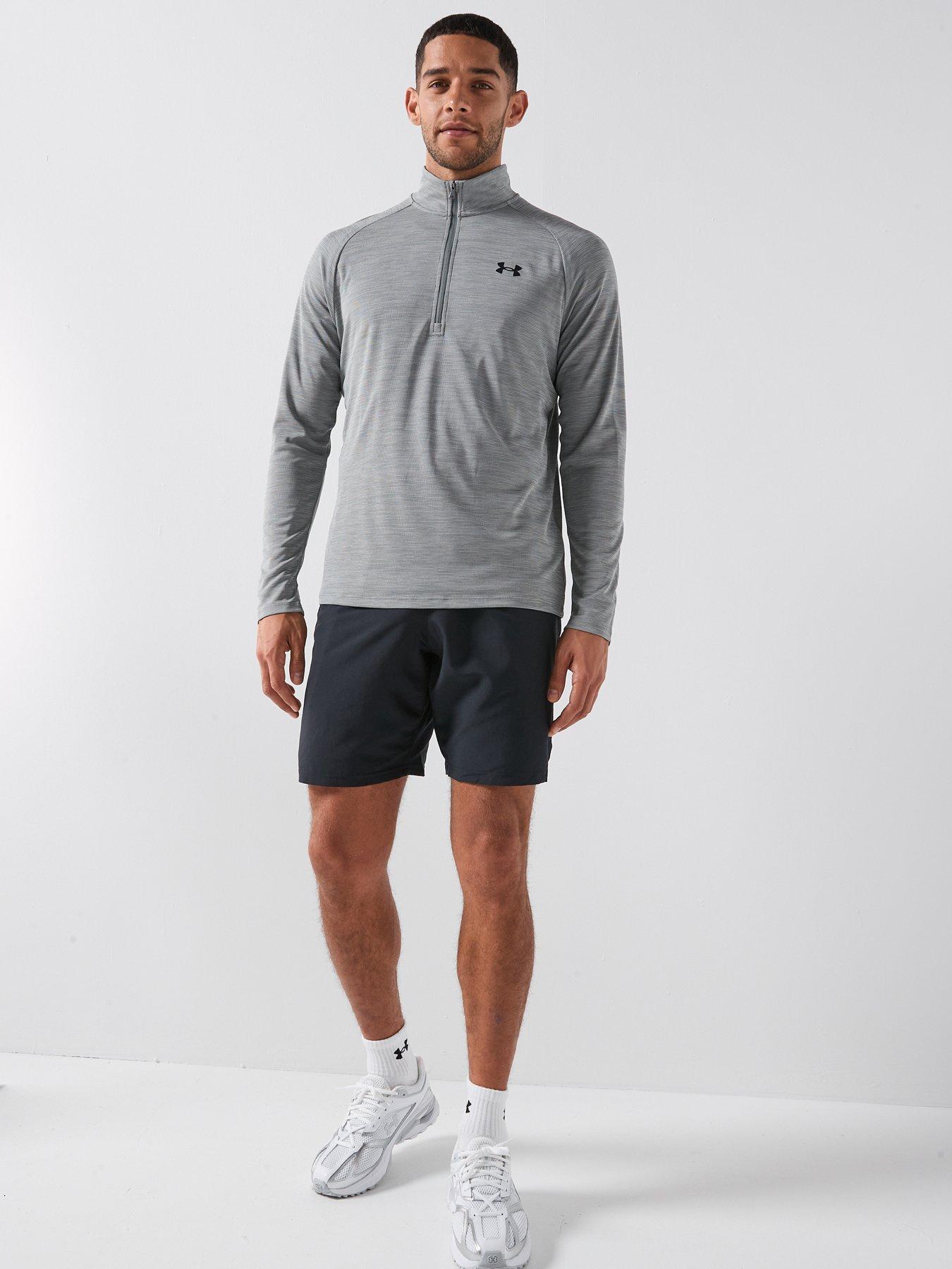  image of under-armour-mens-training-tech-12-zip-green