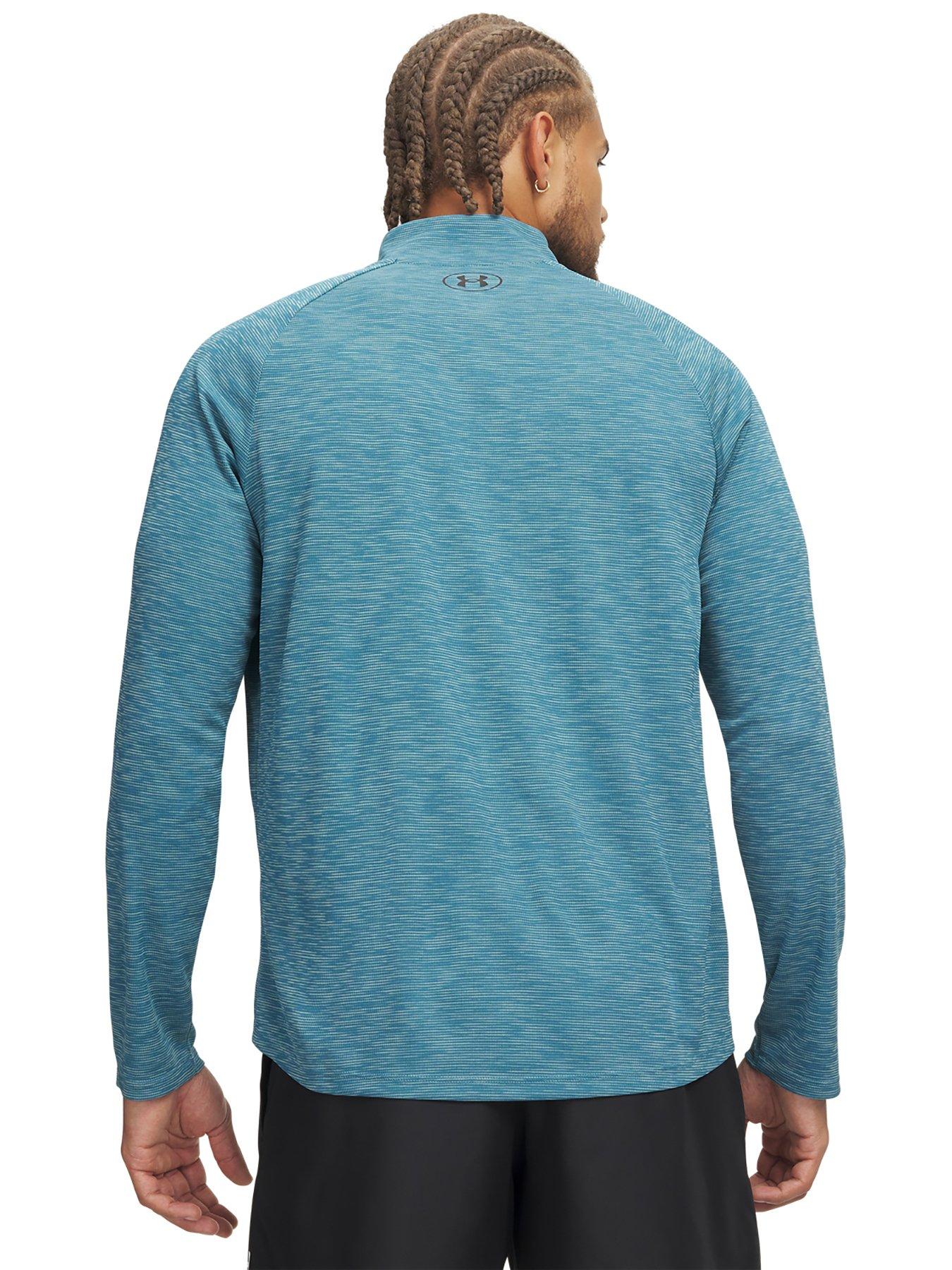 Image 2 of 3 of UNDER ARMOUR Mens Training Tech 1/2 Zip - Blue