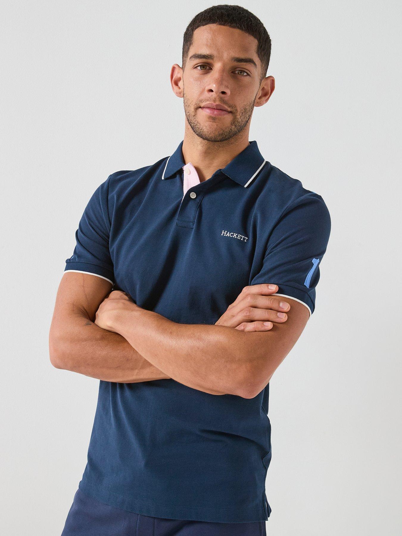 Hackett Heritage Heritage Number Back Sash Polo Shirt - Navy