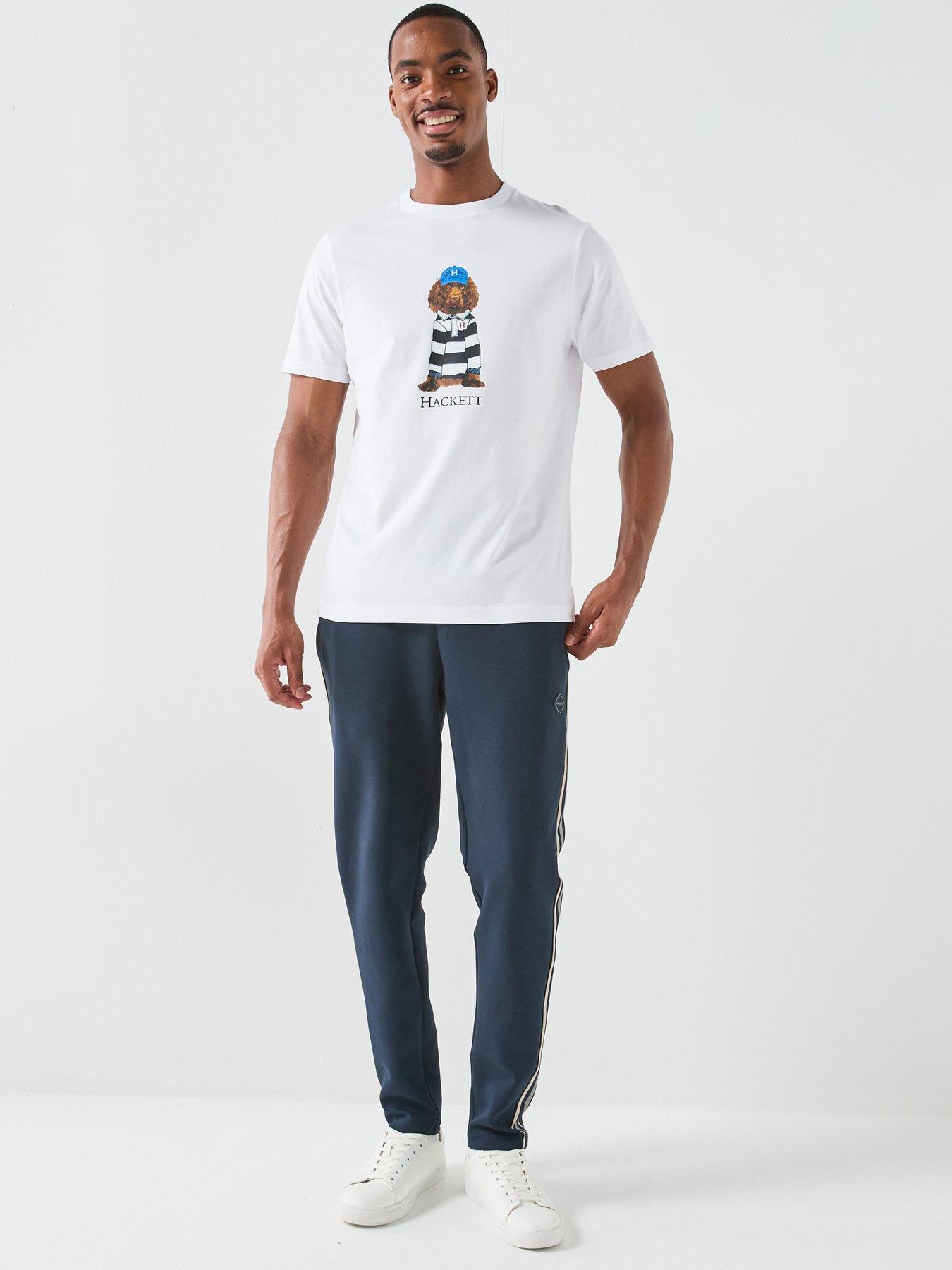  image of hackett-hackett-heritage-heritage-harry-embroidered-t-shirt-white