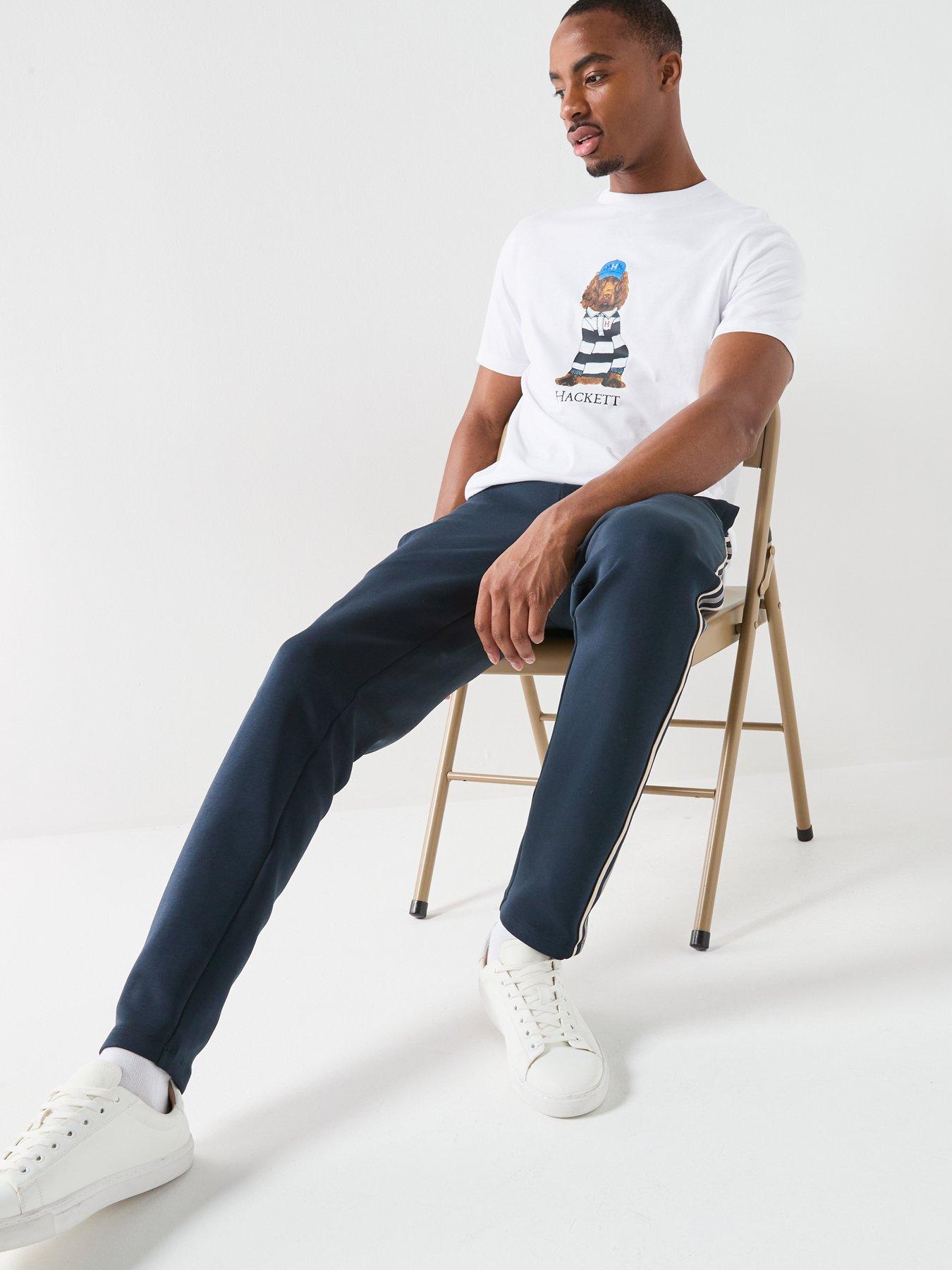 Image 5 of 6 of Hackett Heritage Harry Embroidered T-Shirt &ndash; White