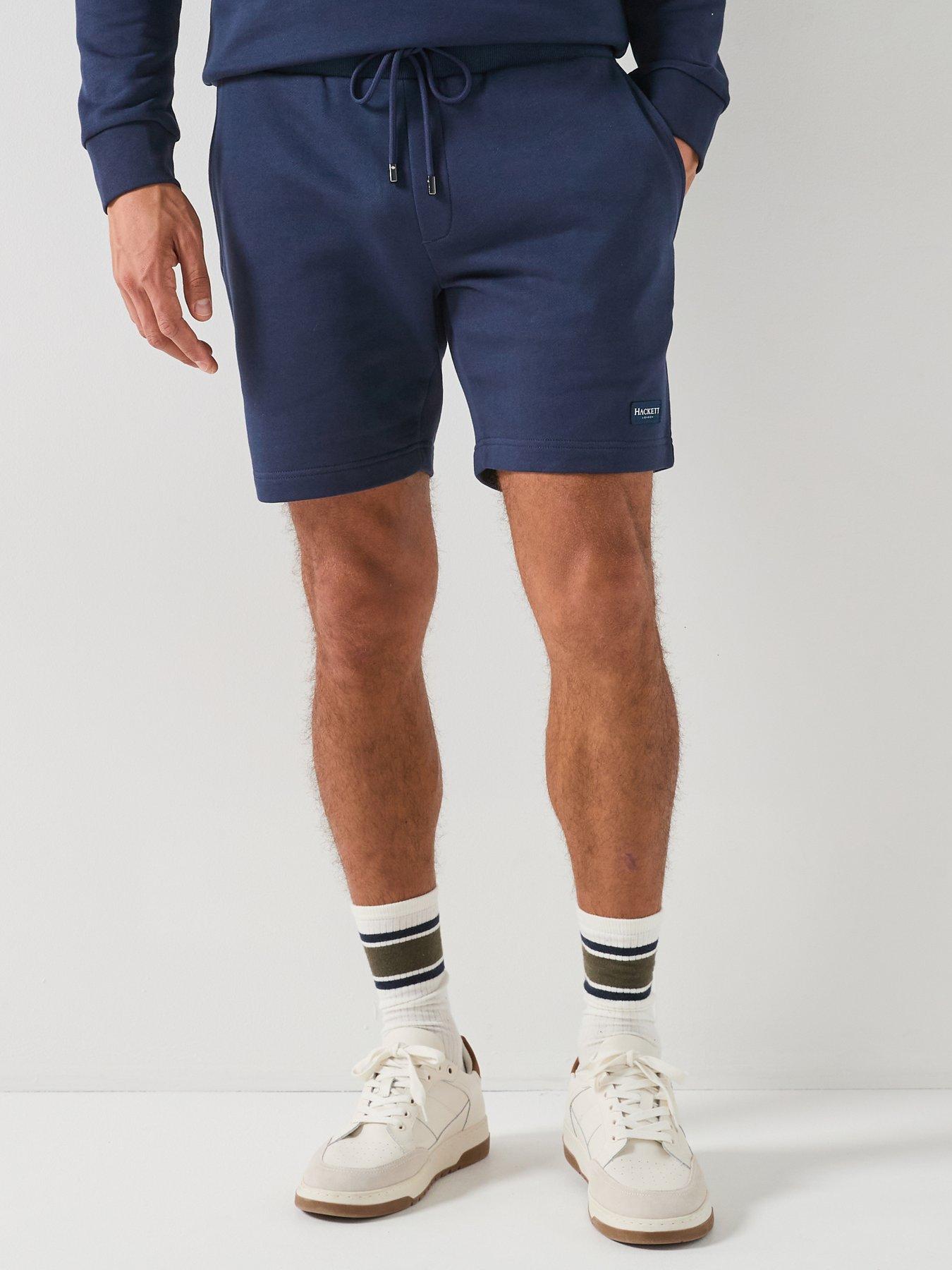 Hackett Heritage Heritage Essential Badge Sweat Shorts - Navy