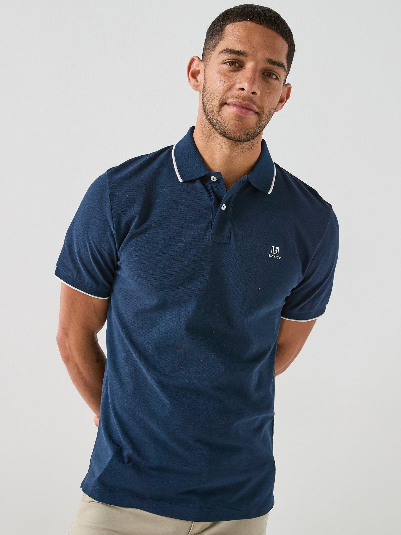 Hackett Heritage H Tipped Polo Shirt - Navy