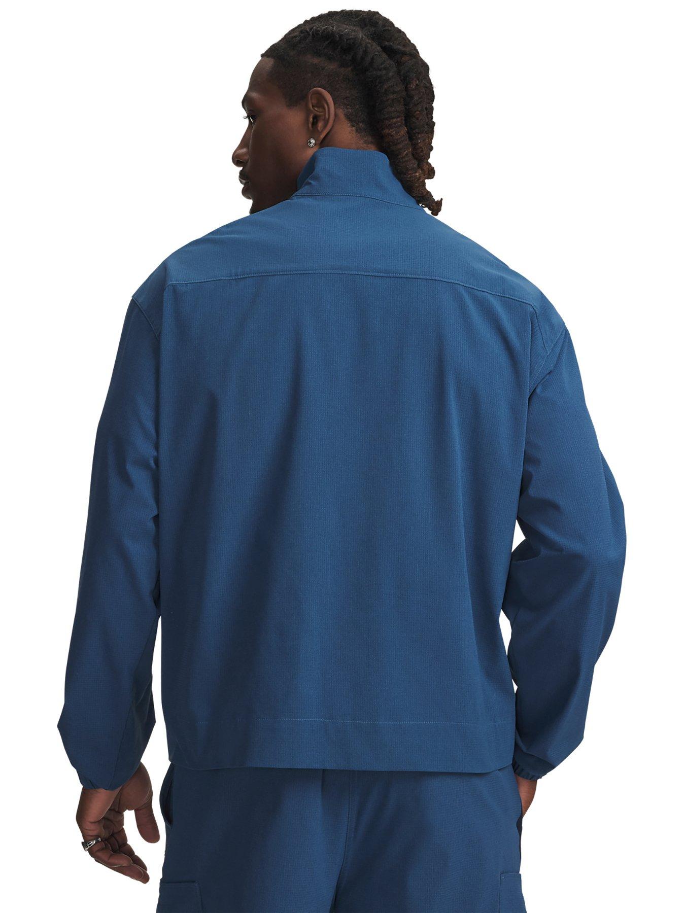 stillFront image of under-armour-mens-training-unstoppable-woven-jacket-blue
