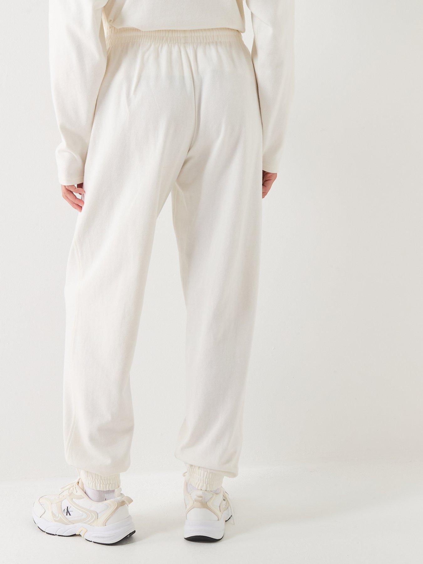  image of calvin-klein-gx-jersey-jogger-white