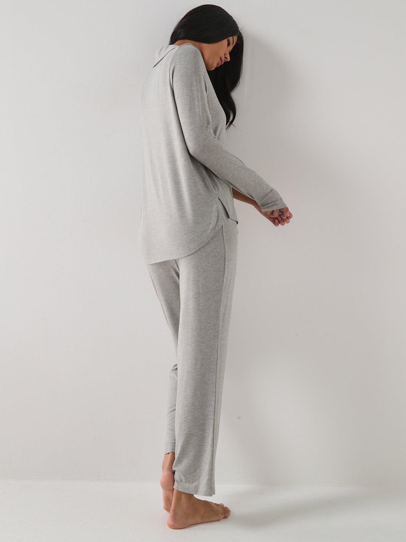 Image 5 of 6 of Calvin Klein Long Sleeve Shirt Set - Grey