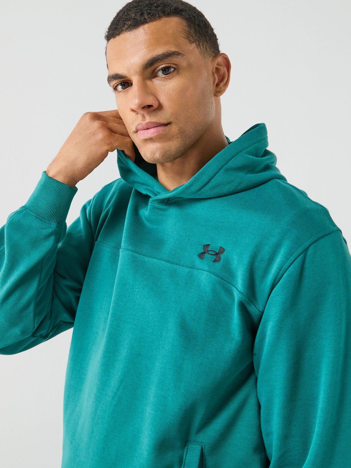Image 4 of 6 of UNDER ARMOUR Mens Training Rival Terry Hoodie - Green