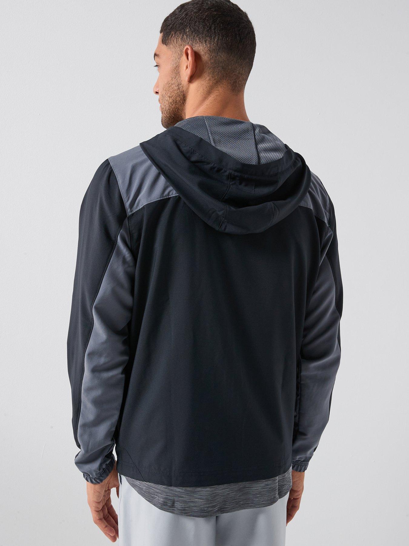  image of under-armour-mens-training-tech-woven-jacket-black