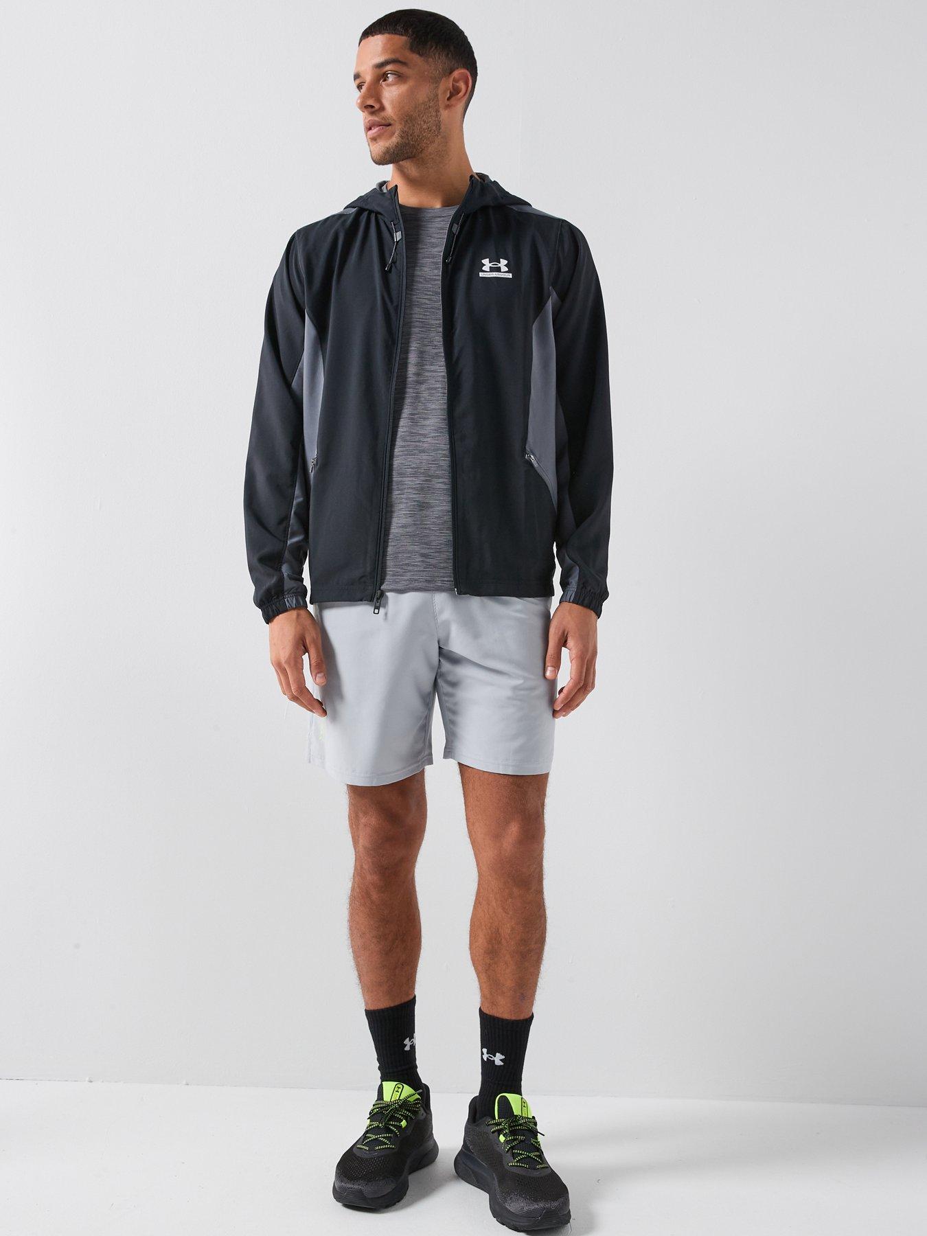  image of under-armour-mens-training-tech-woven-jacket-black