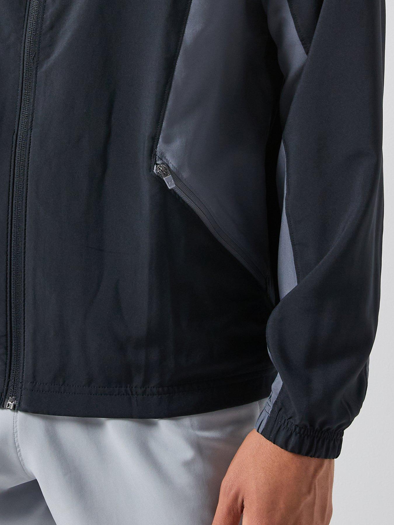  image of under-armour-mens-training-tech-woven-jacket-black