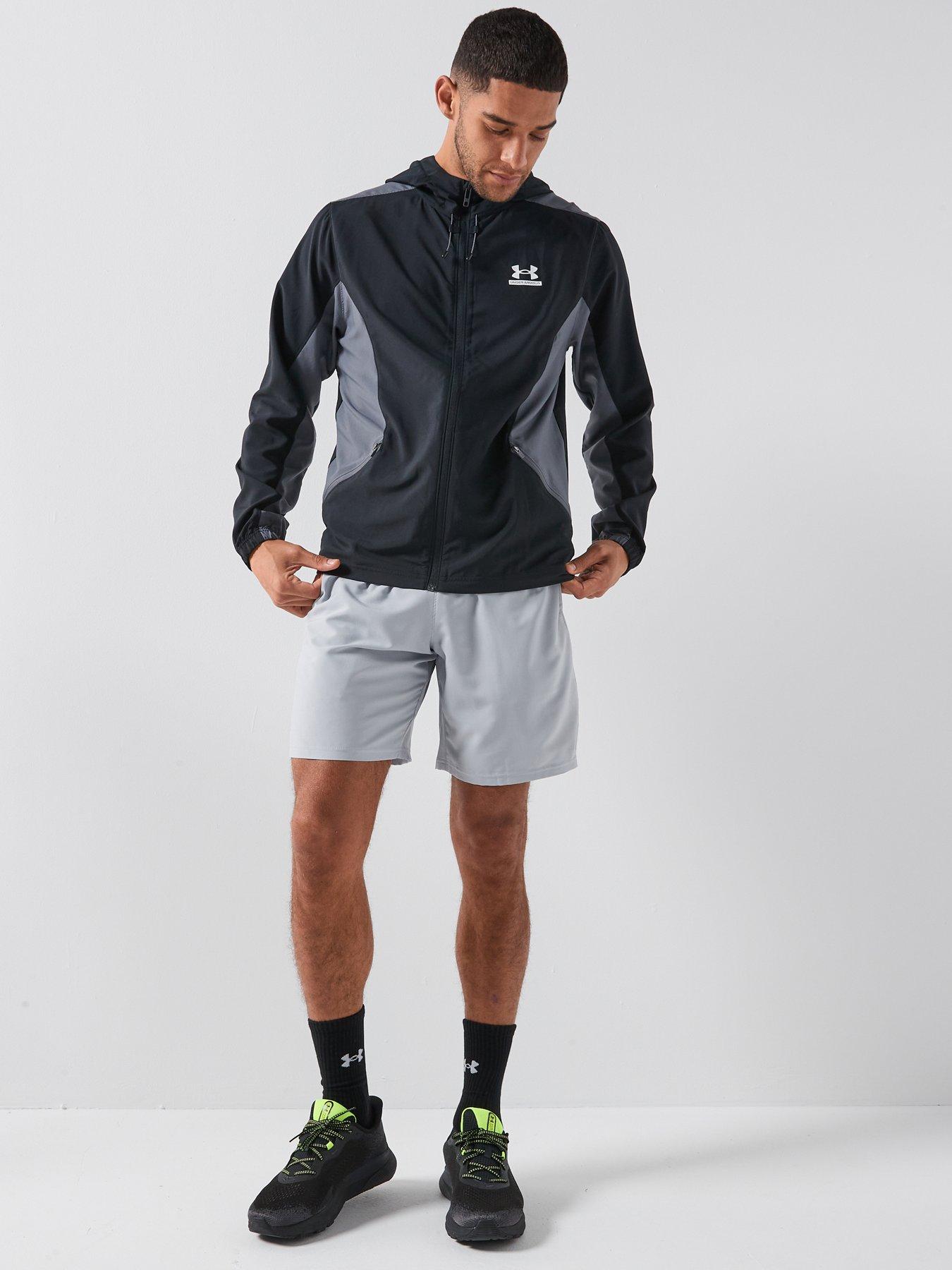  image of under-armour-mens-training-tech-woven-jacket-black