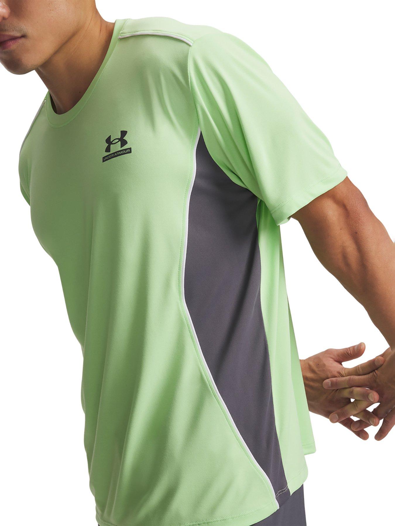 Image 3 of 3 of UNDER ARMOUR Mens Training Tech Short Sleeve Crew - Green