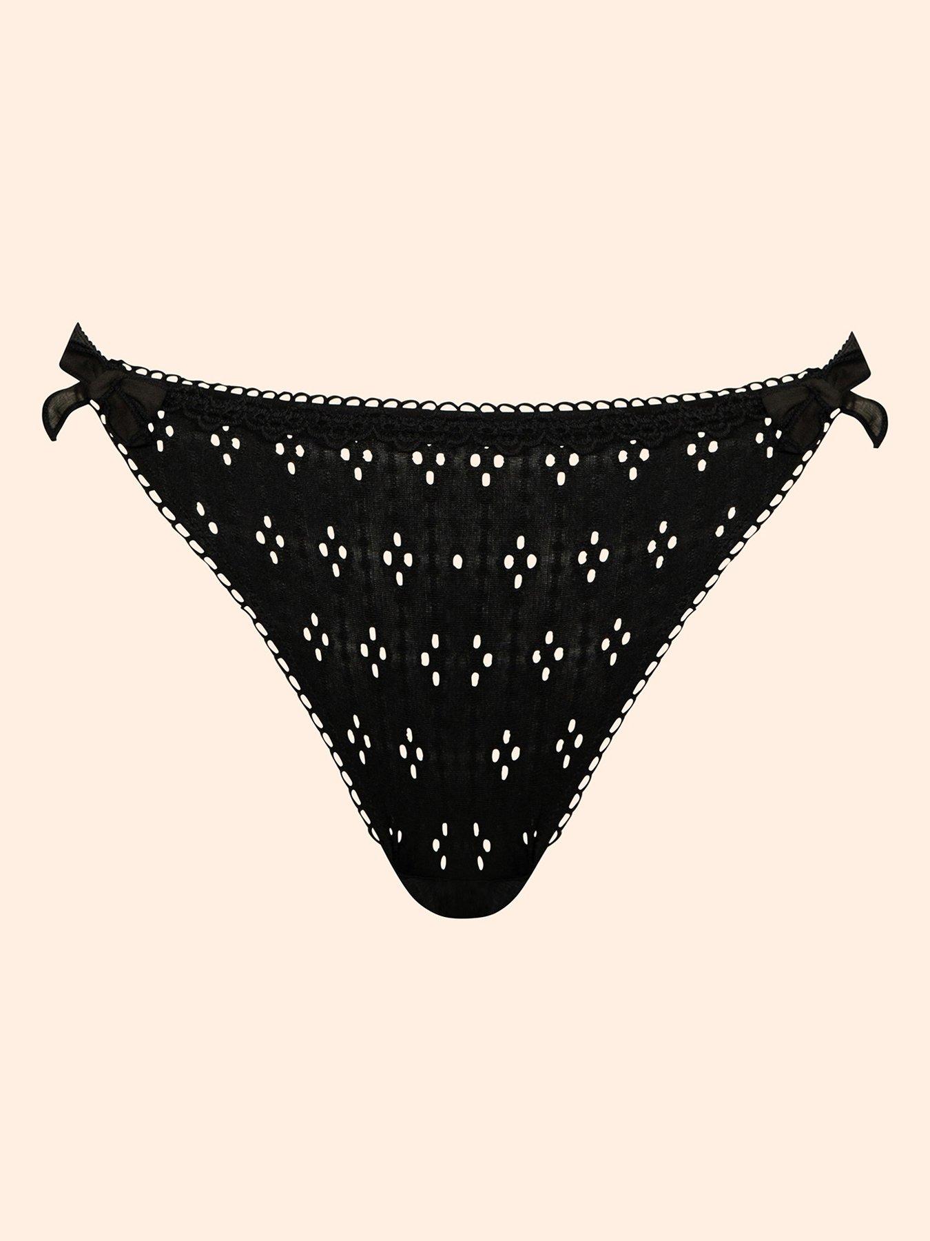  image of curvy-kate-flora-tanga-black