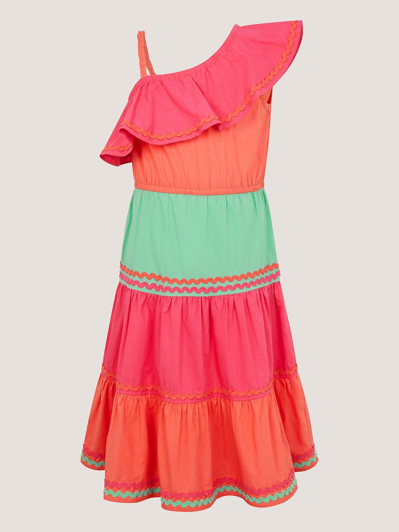monsoon-girls-colourblock-one-shoulder-dress-multi