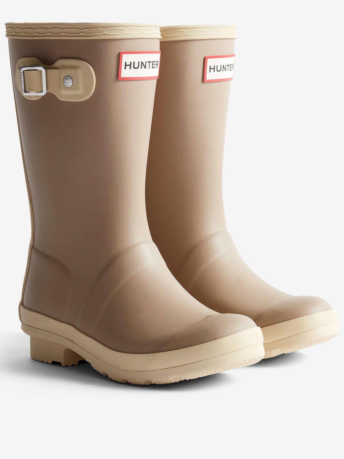 Hunter Junior Original Wellington Boot - Beige