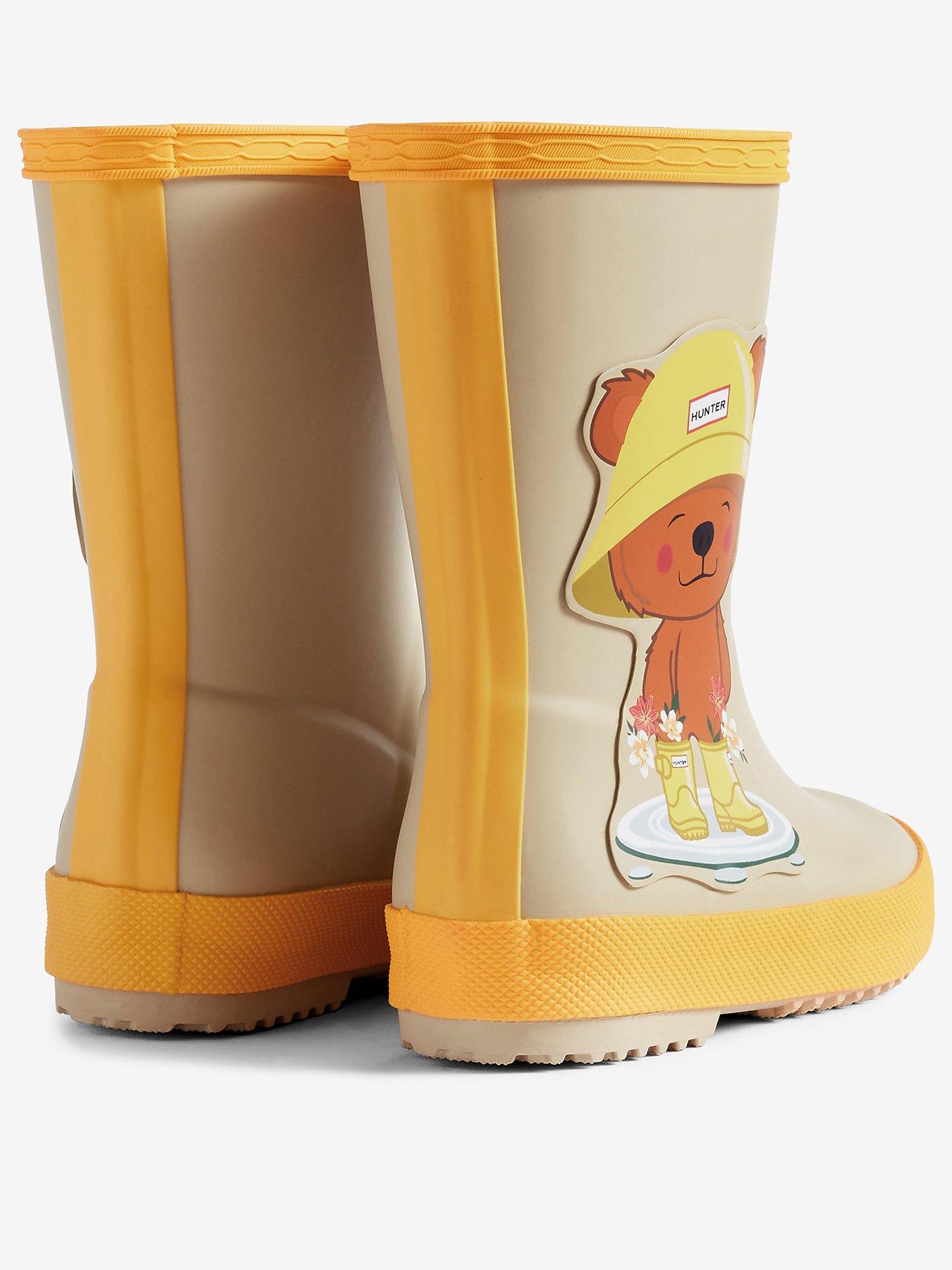 Image 3 of 4 of Hunter Kids First Bear Print Wellington Boots - Bear