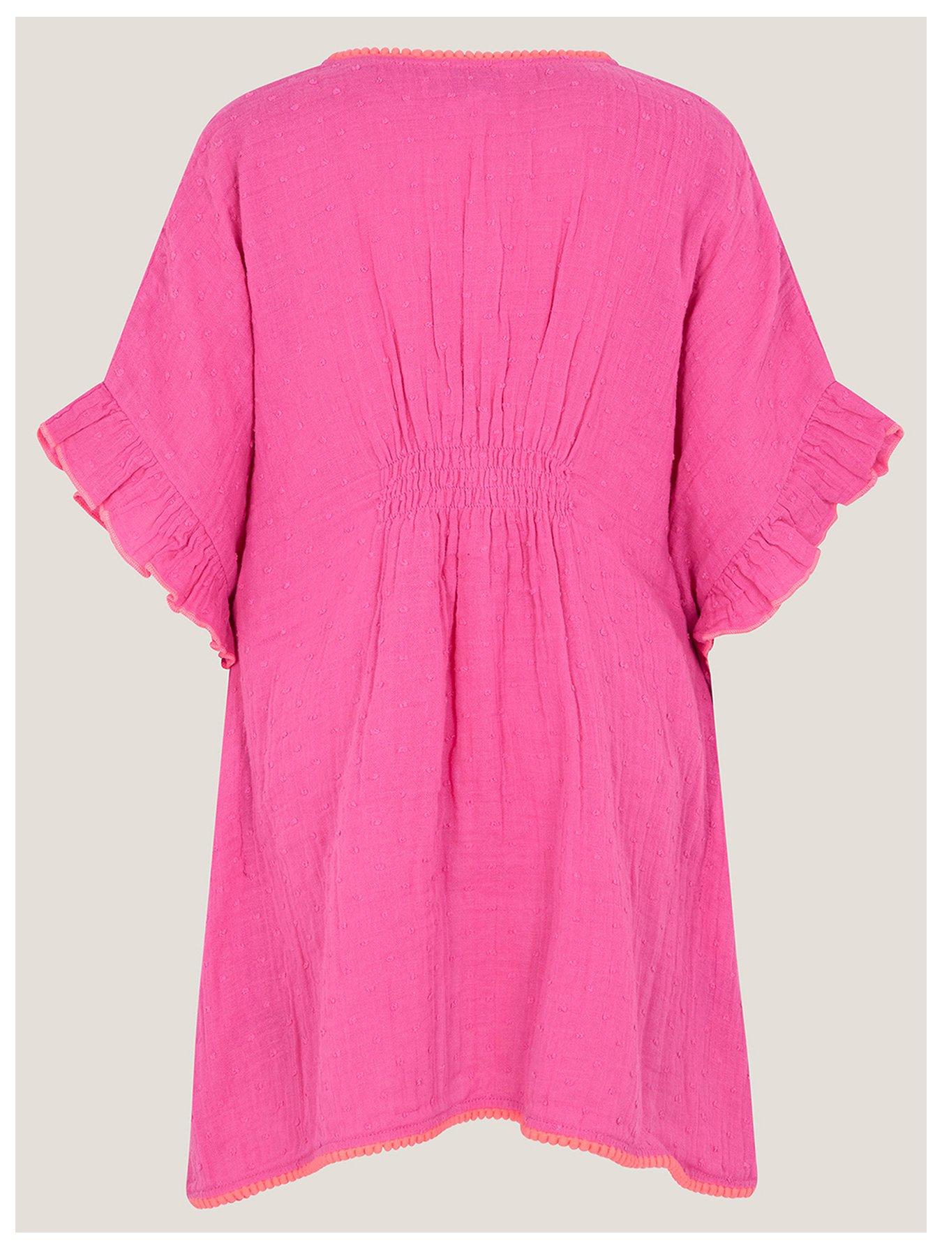  image of monsoon-girls-kaftan-pink