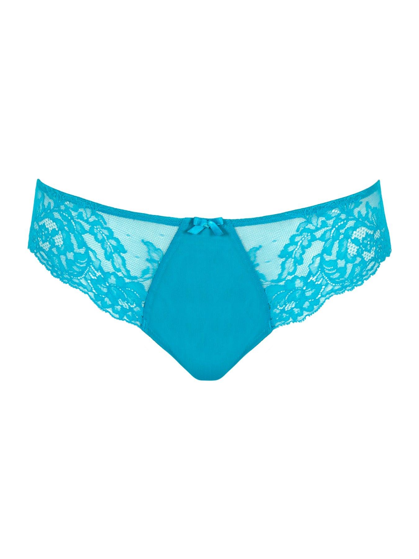Image 4 of 4 of Panache Ana Ocean Blue Thong - Ocean Blue