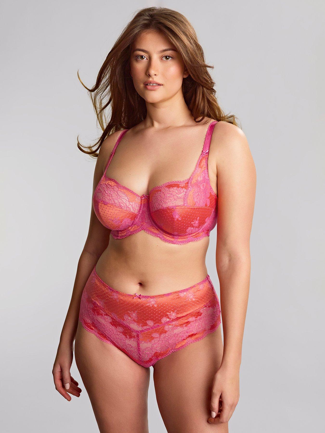 Image 3 of 5 of Panache Clara Pink Papaya Deep Brief - Pink Papaya